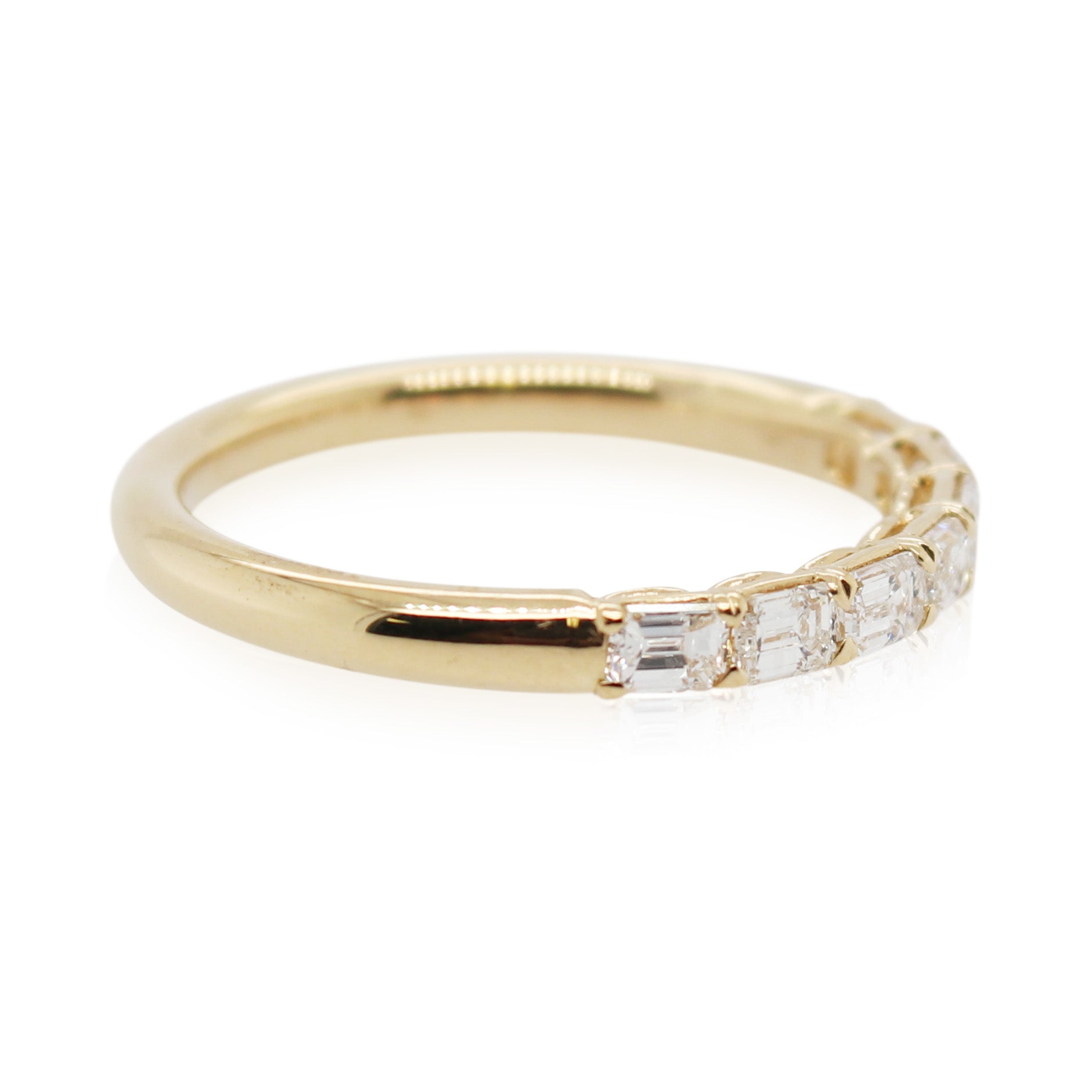 Emerald Cut 7 Stone Diamond Ring