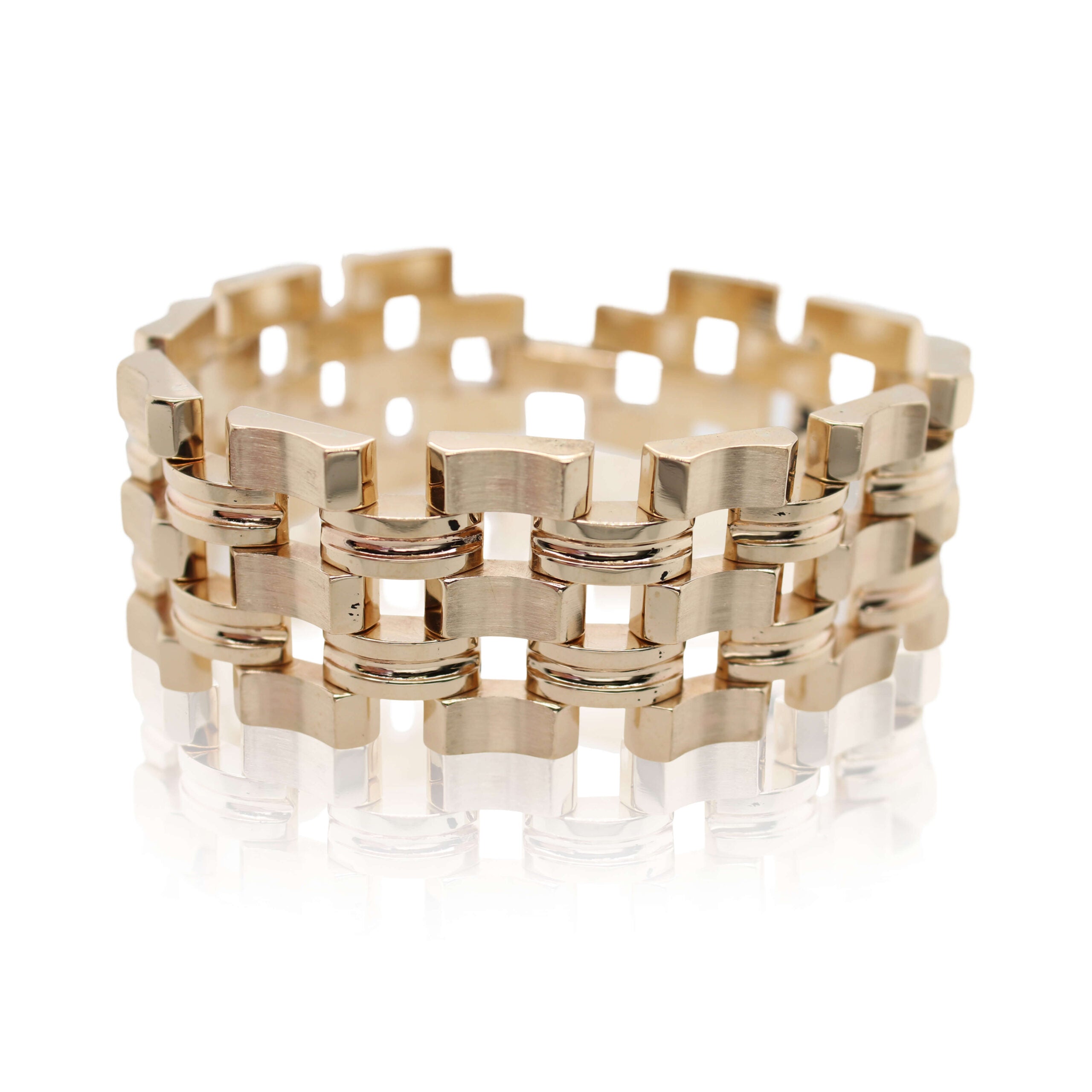 5 Row Yellow Gold Bracelet