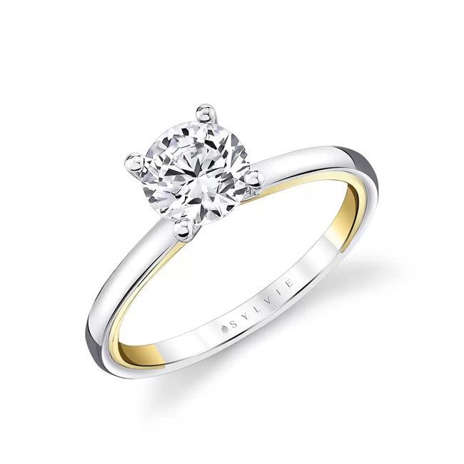 Round Diamond Solitaire Engagement Mounting
