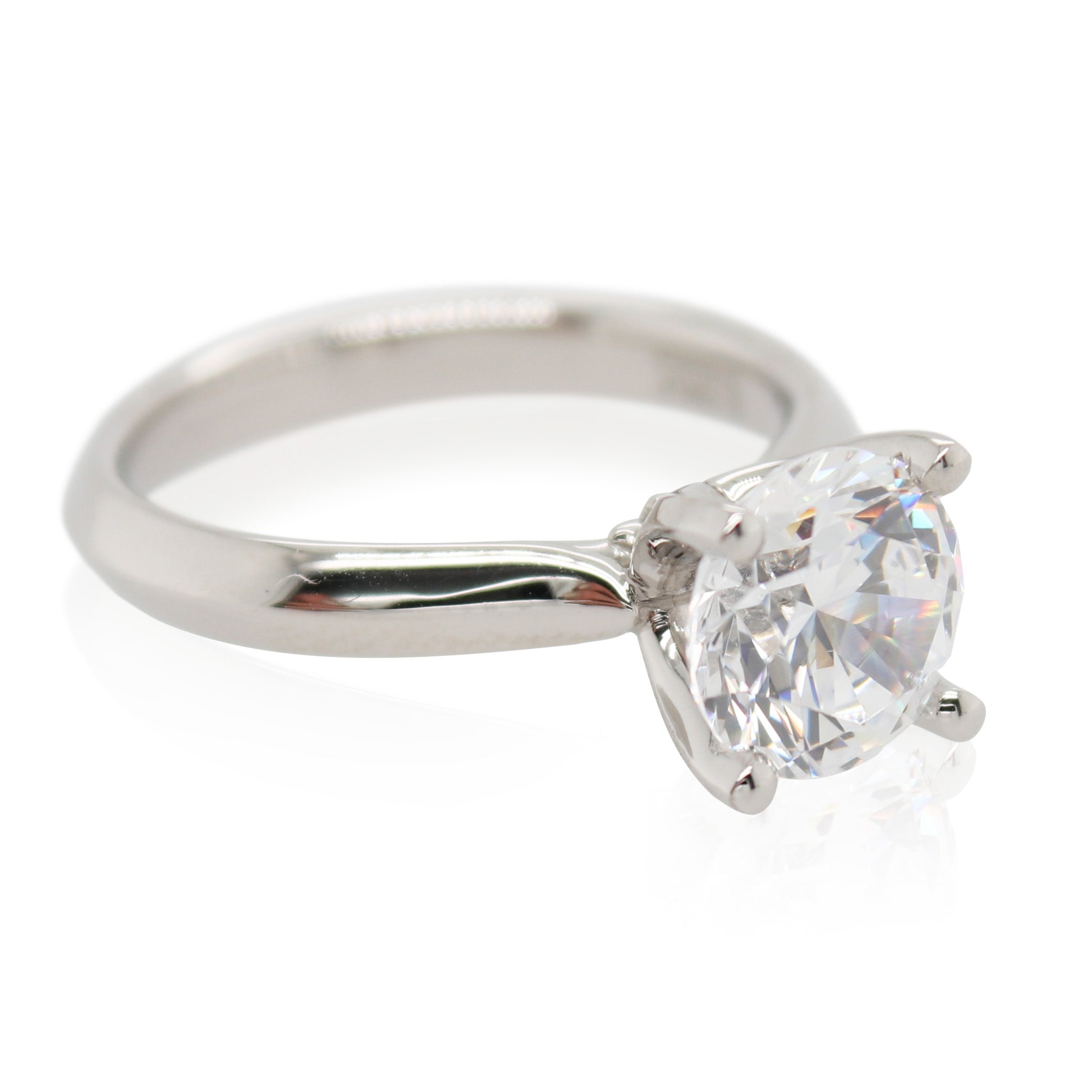 Platinum New Aire Solitaire Mounting