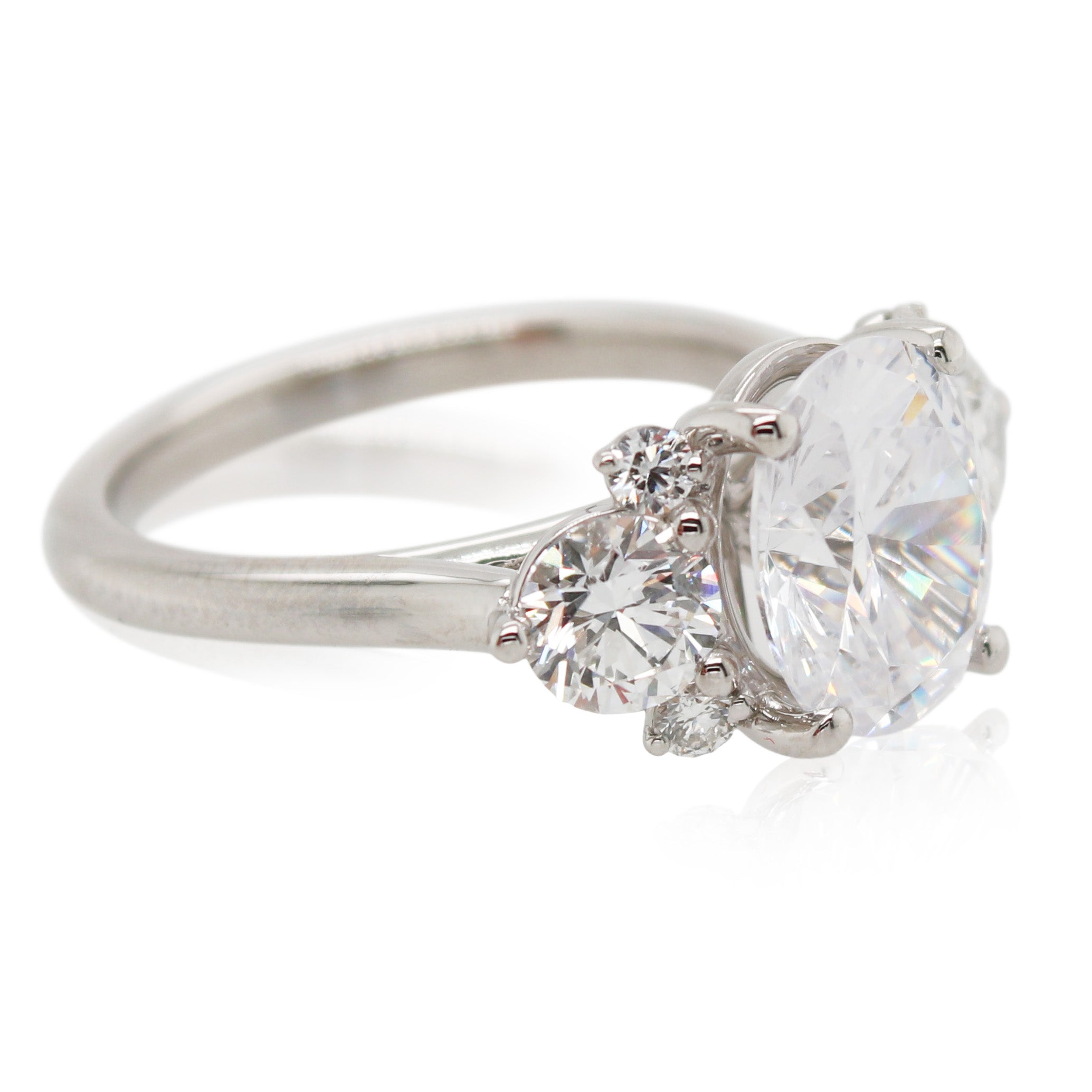 Diamond Accented Engagement Ring Mounting