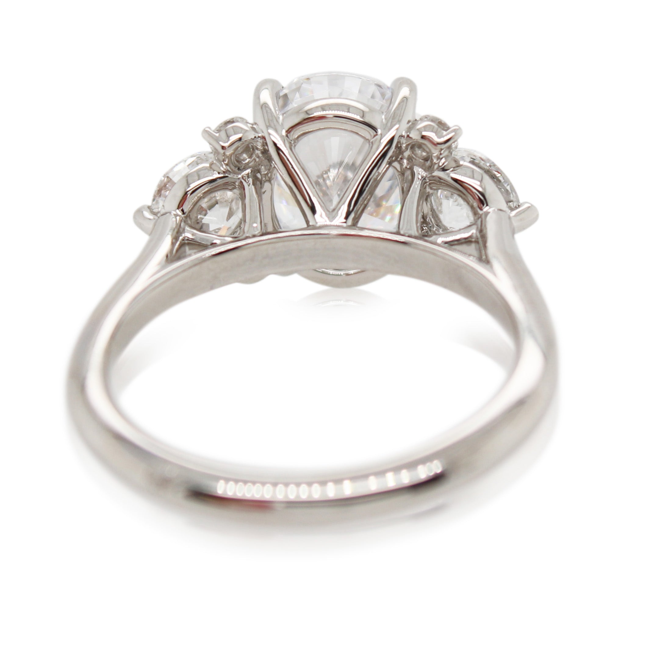 Diamond Accented Engagement Ring Mounting