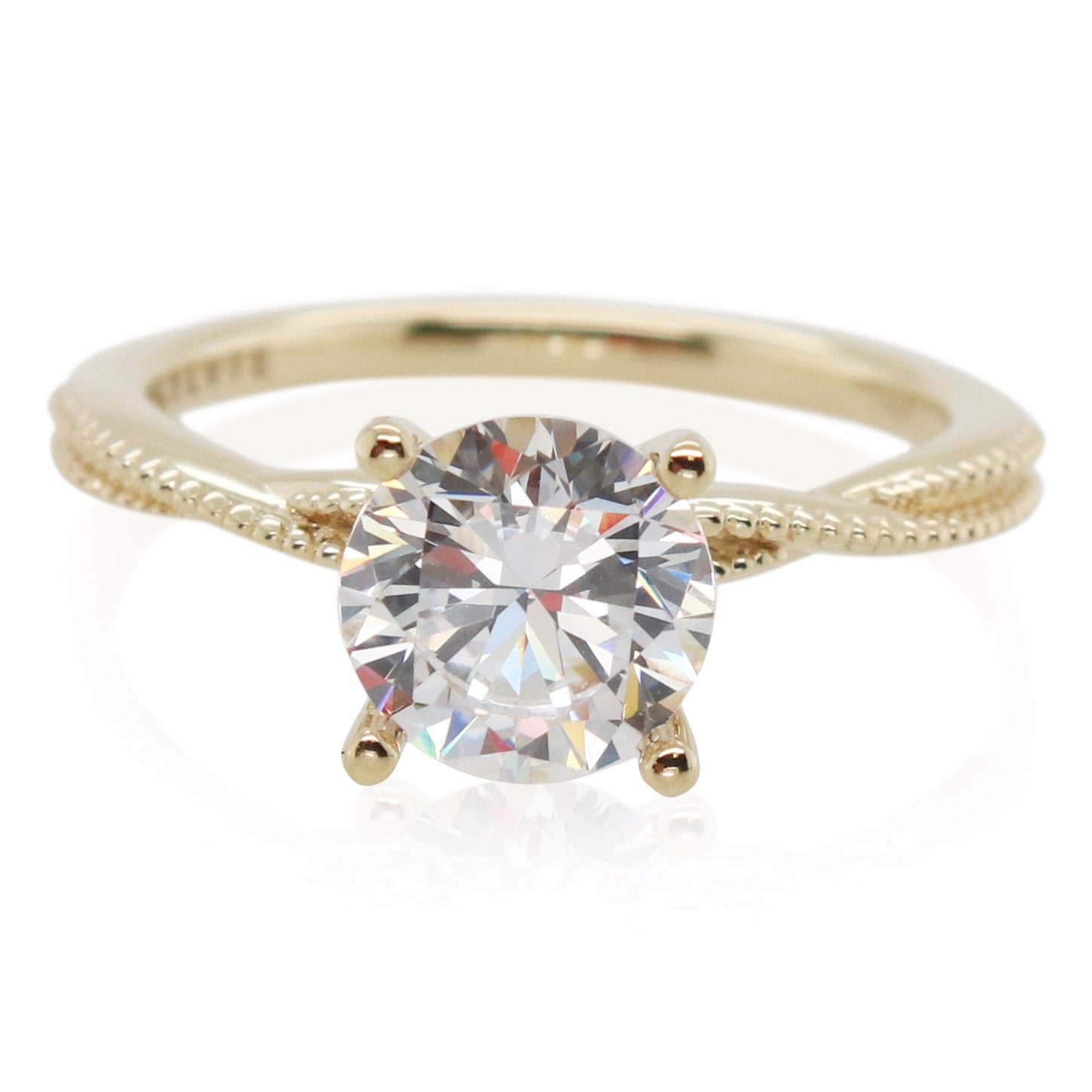 Sylvie 1.50ct Diamond Solitaire Engagement Ring Mounting