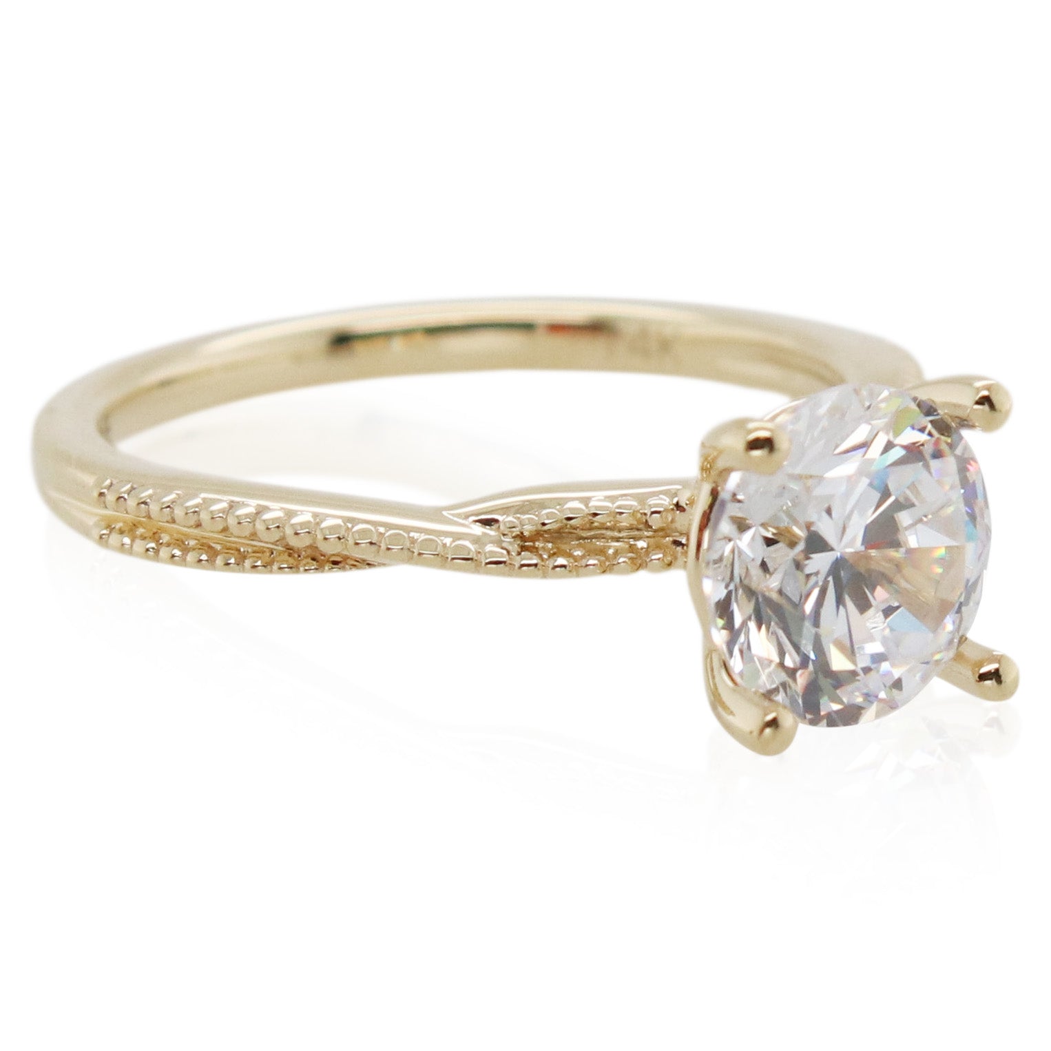Sylvie 1.50ct Diamond Solitaire Engagement Ring Mounting