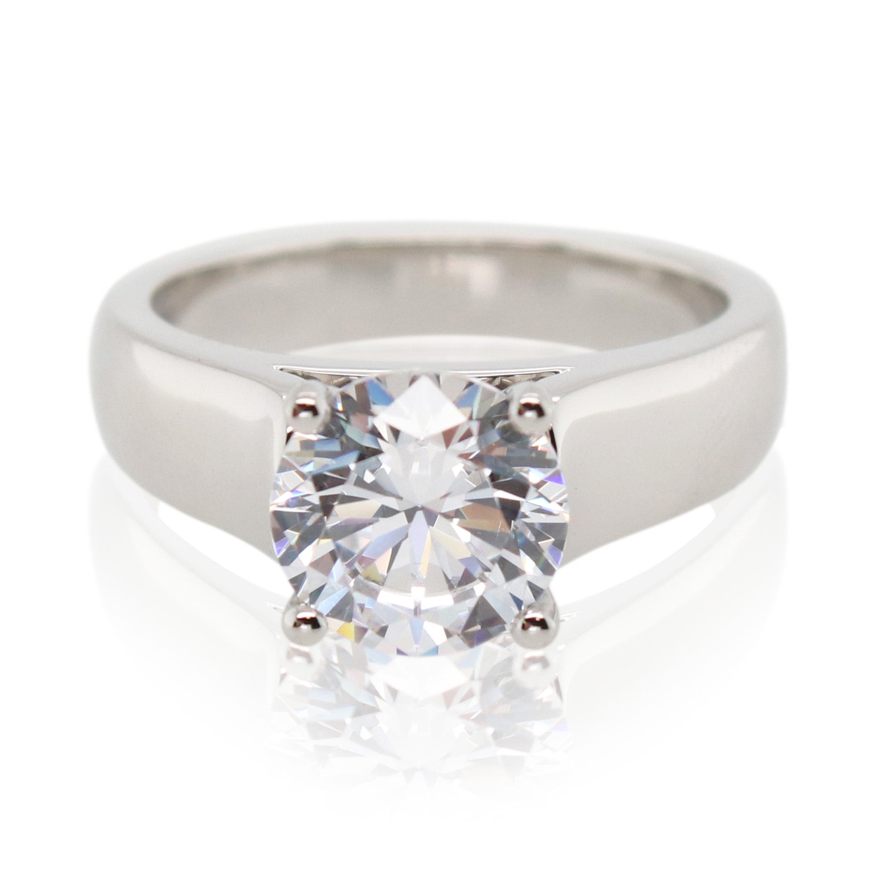 Precision Set Flush Fit Solitaire Engagement Ring Mounting