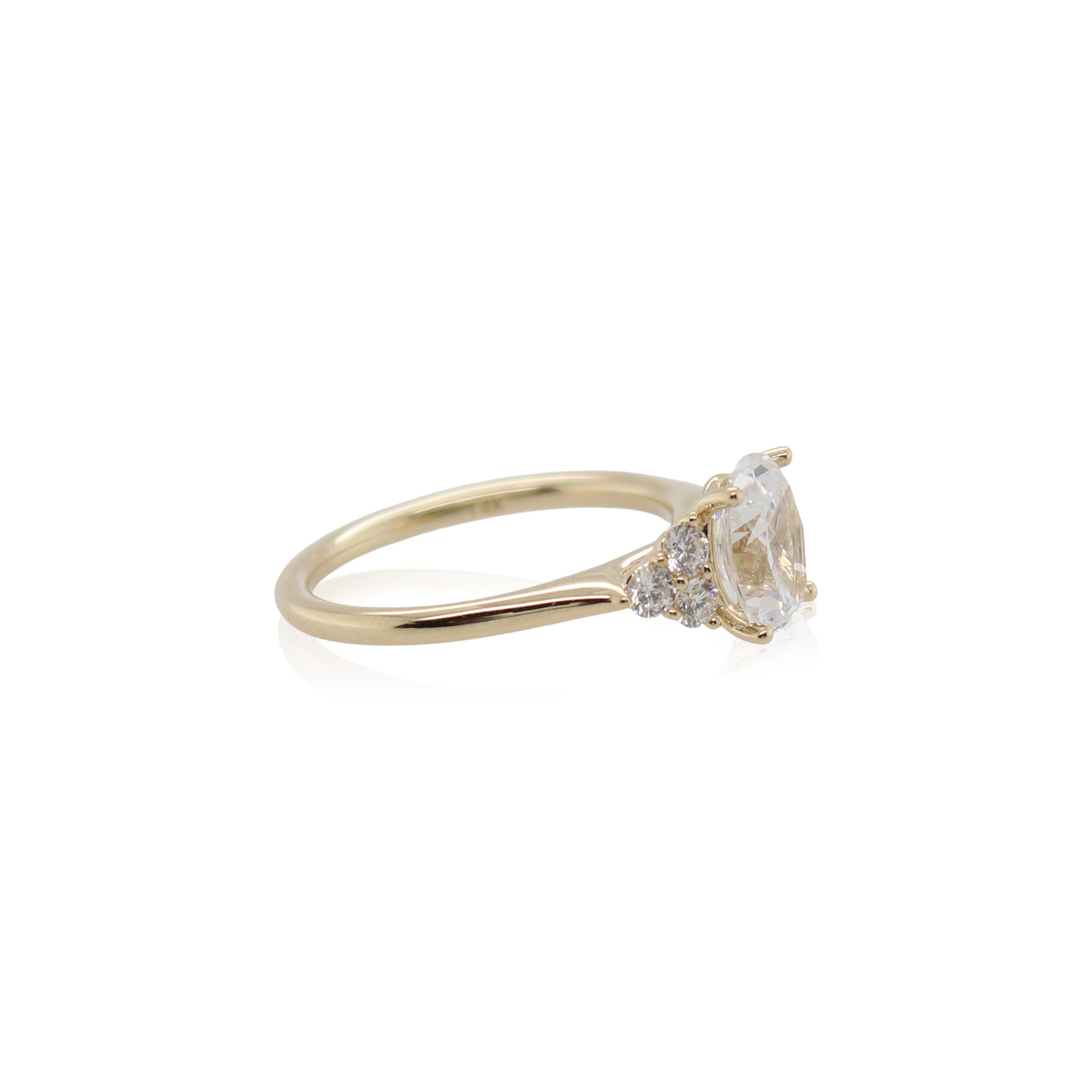 Oval Diamond Engagement Ring