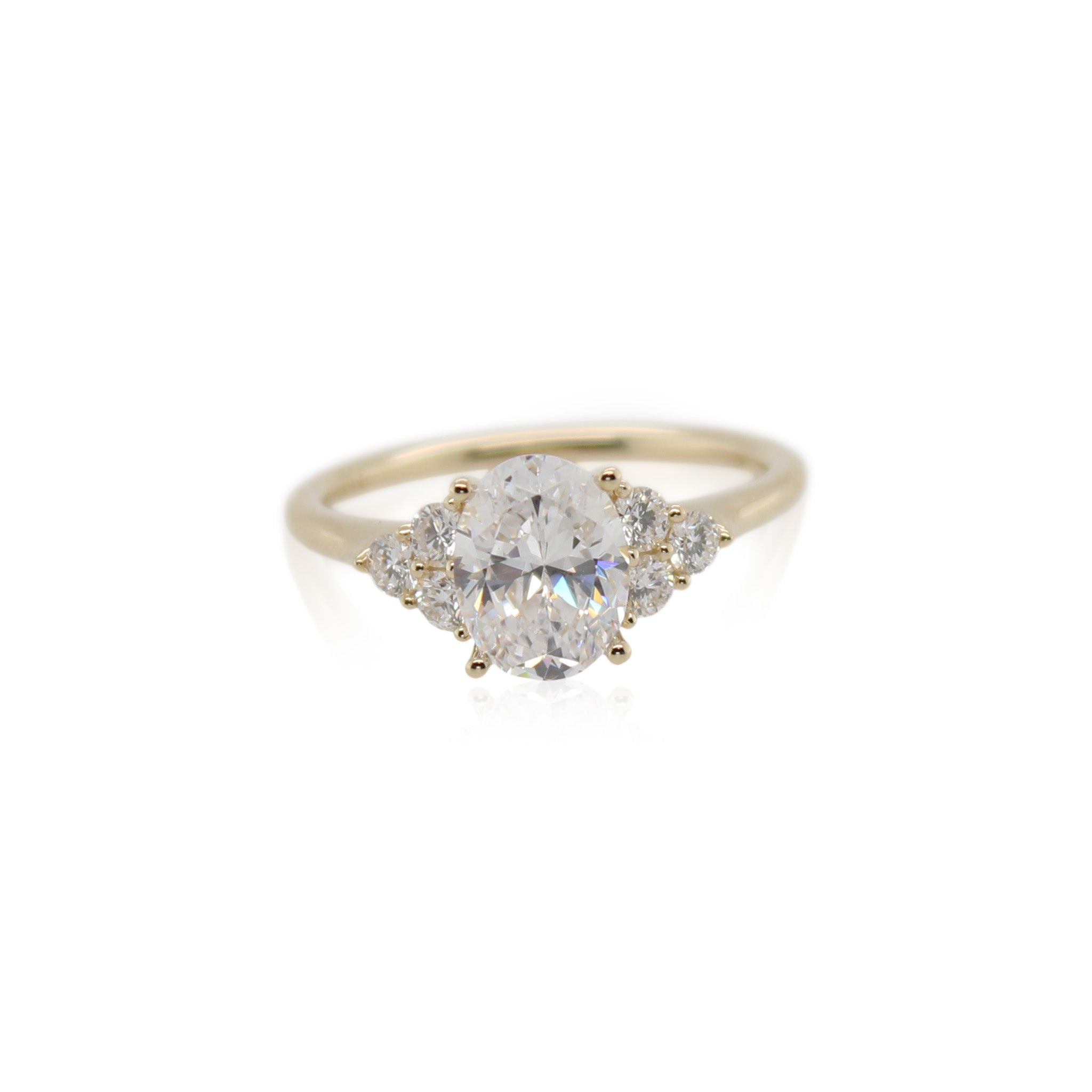 Oval Diamond Engagement Ring