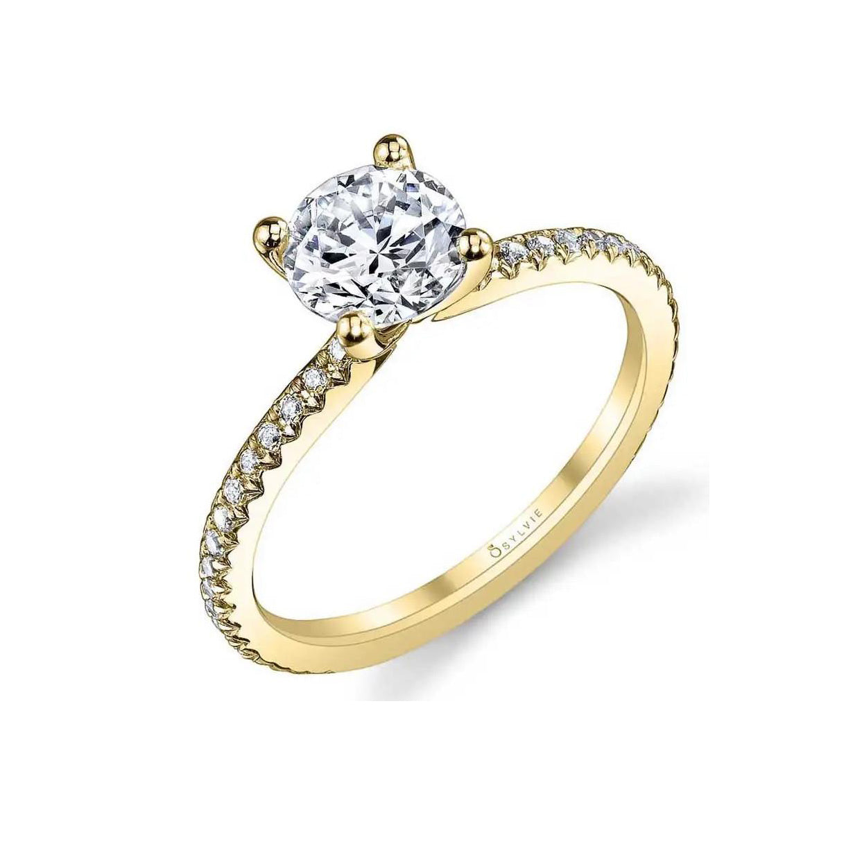 Yellow Gold Diamond Engagement Ring