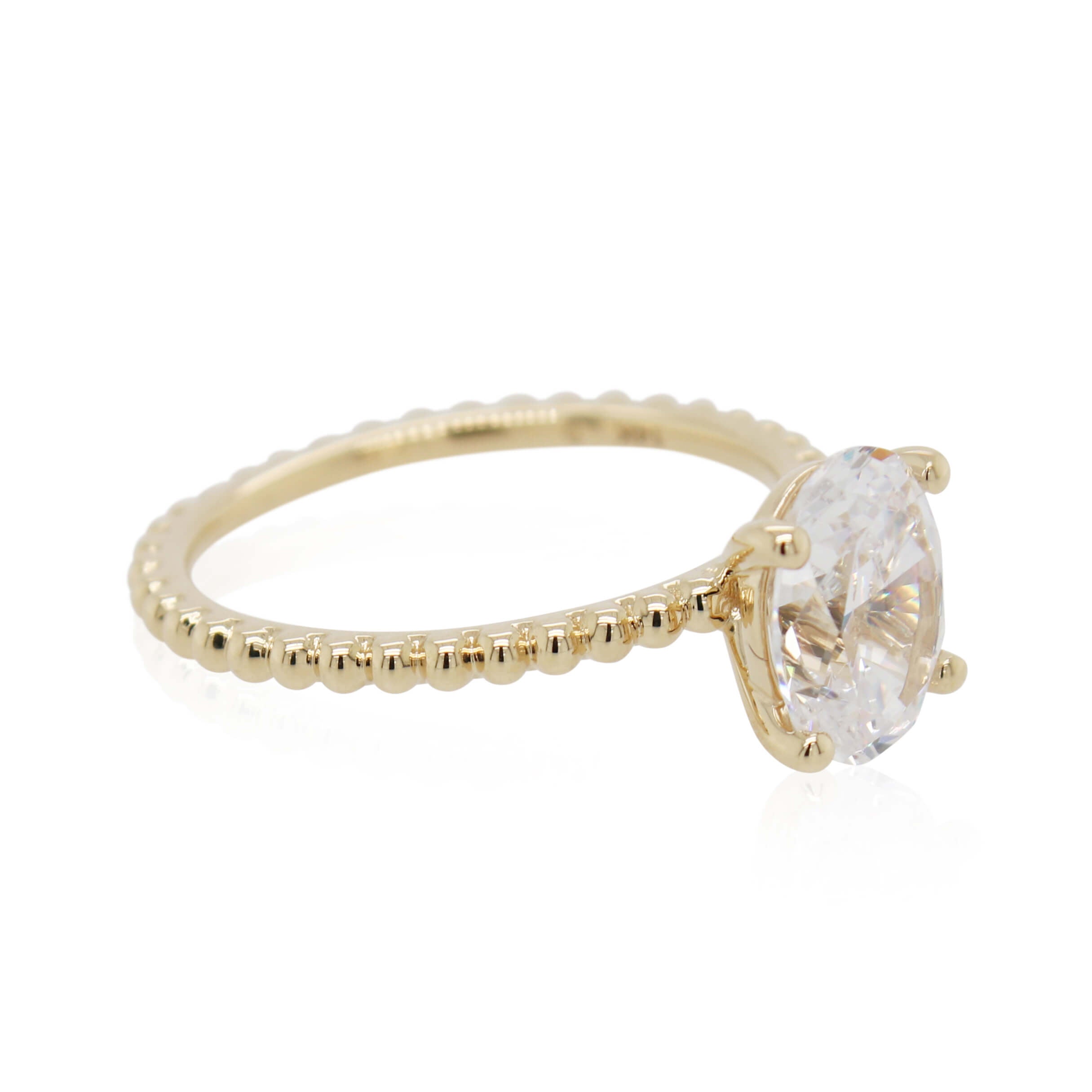 Oval Diamond Solitaire Engagement Ring