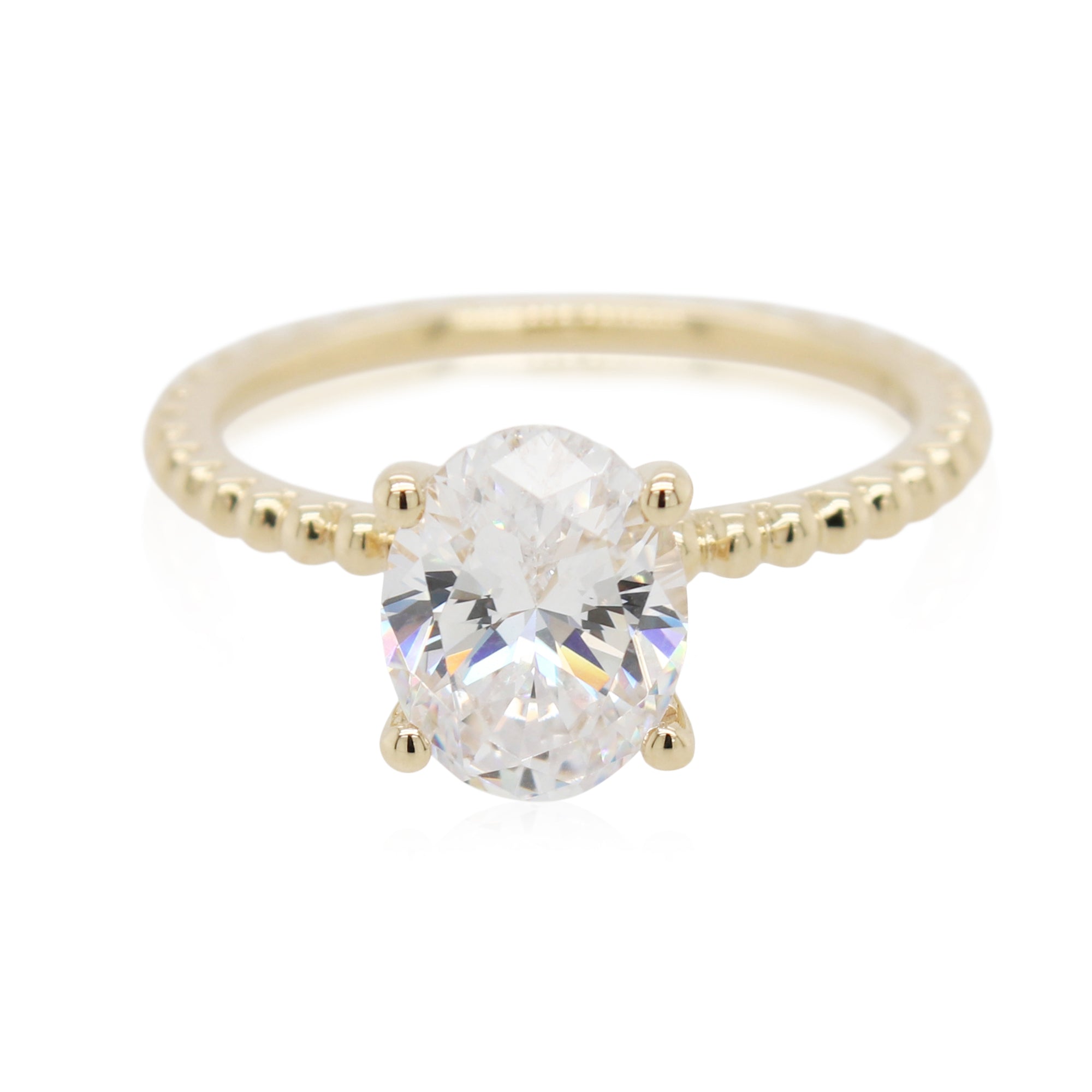 Oval Diamond Solitaire Engagement Ring