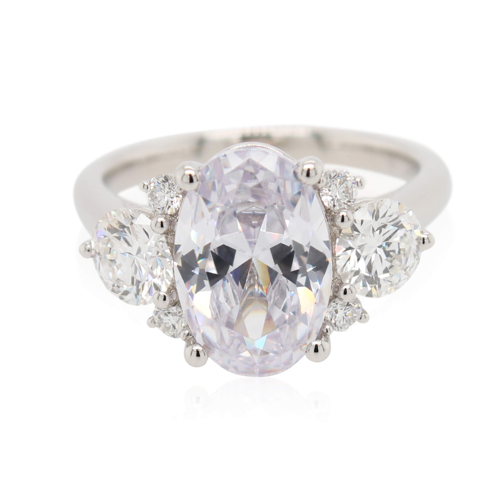 Diamond Accented Engagement Ring