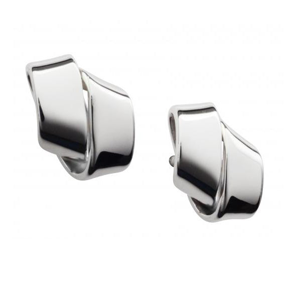 Sterling Silver Love Knot Stud Earrings