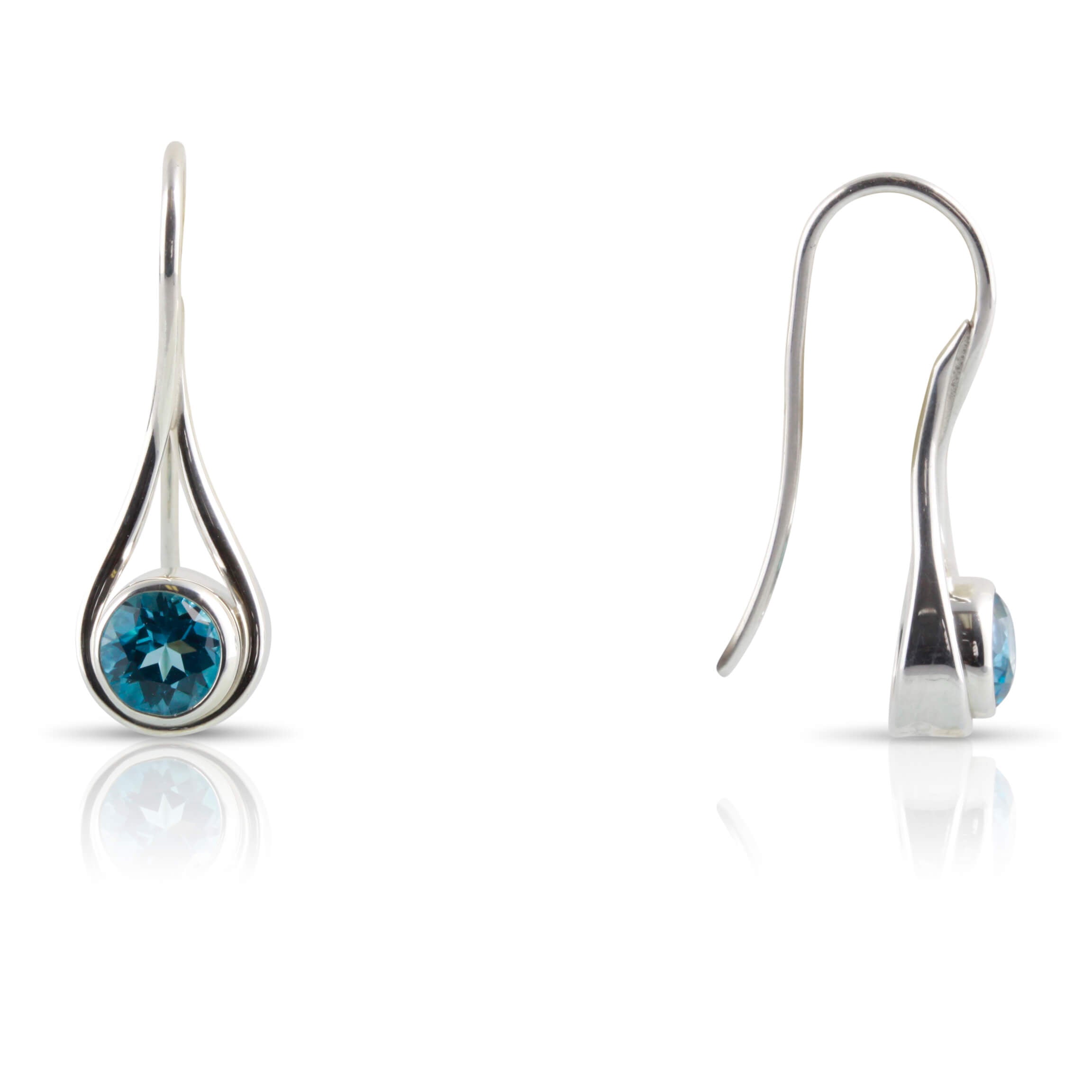Blue Topaz Desire Earrings