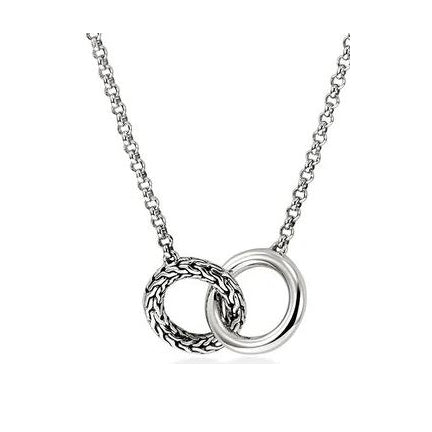 John Hardy Sterling Silver Linked Necklace