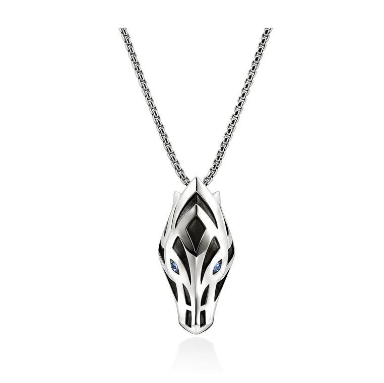 Naga Pendant with Sapphire Eyes