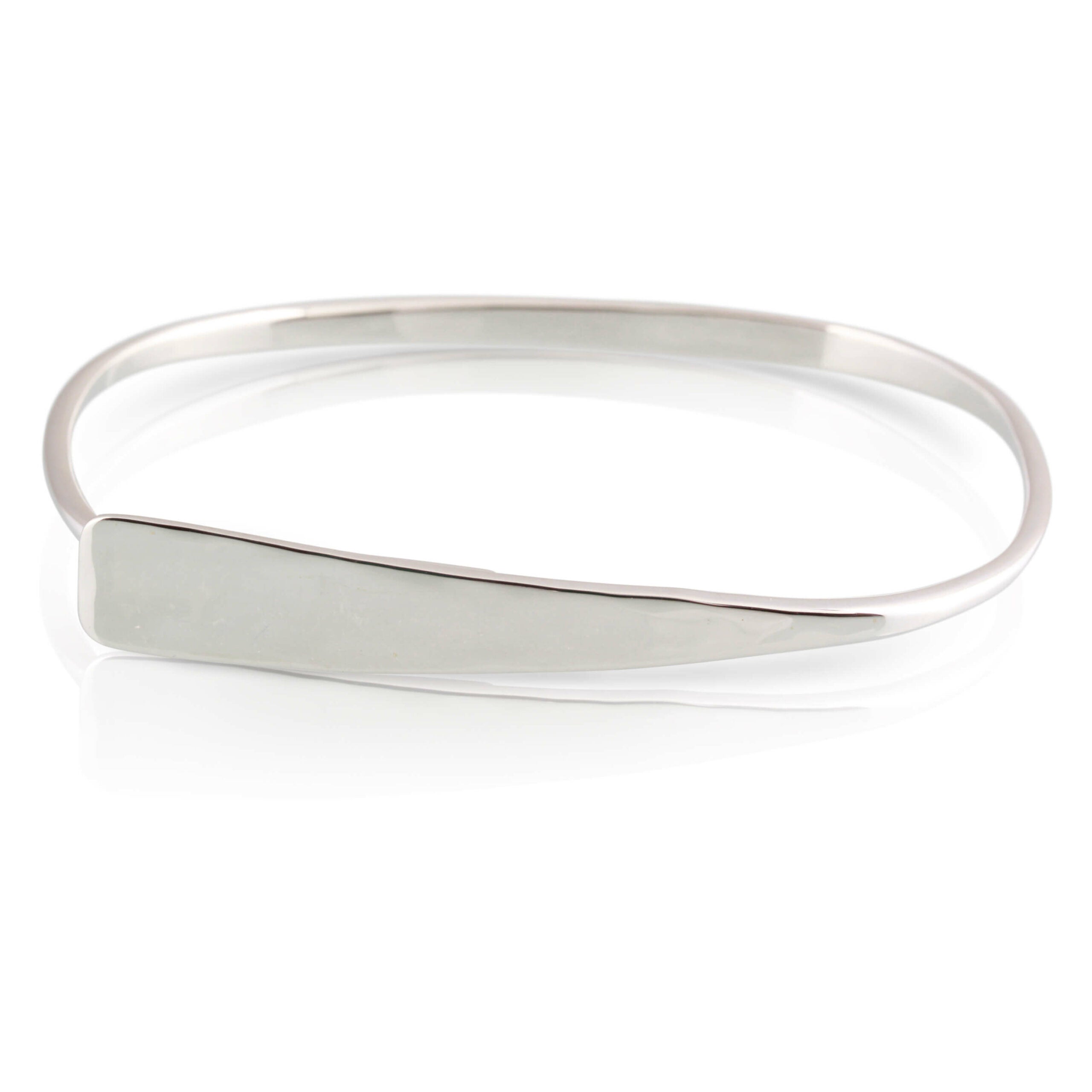 Sterling Silver Squircle Flip Bracelet