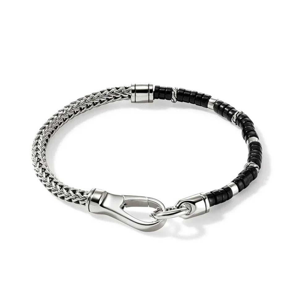 John Hardy 4.5mm Black Onyx Bracelet