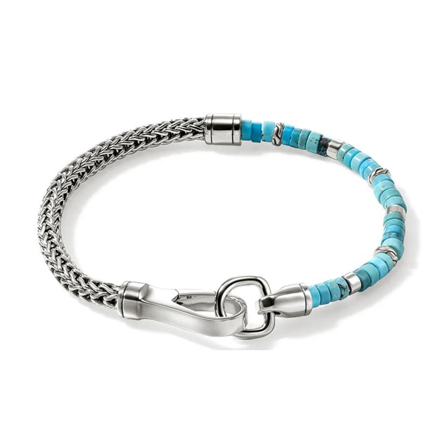 John Hardy Turquoise Beaded Bracelet
