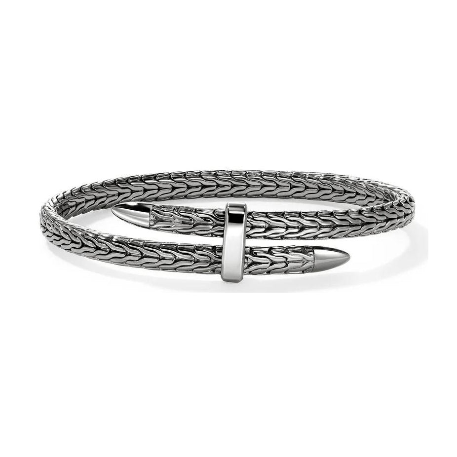 Black Rhodium Flex Cuff Bracelet