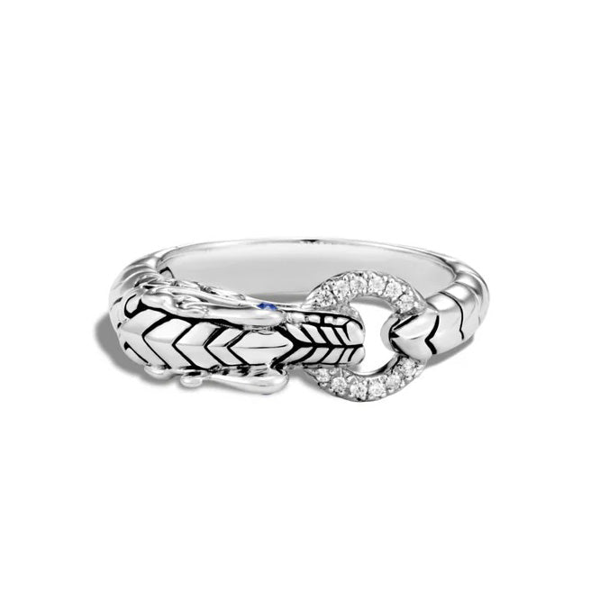 Legends Naga Diamond Dragon Head Ring