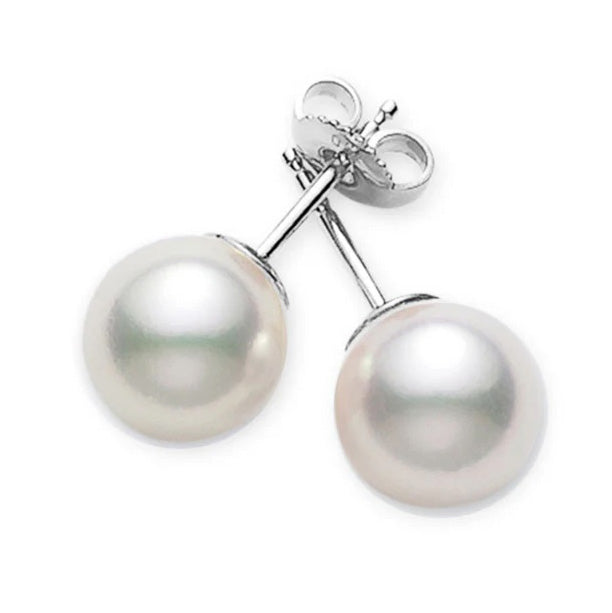 Mikimoto 8mm Pearl Stud Earrings