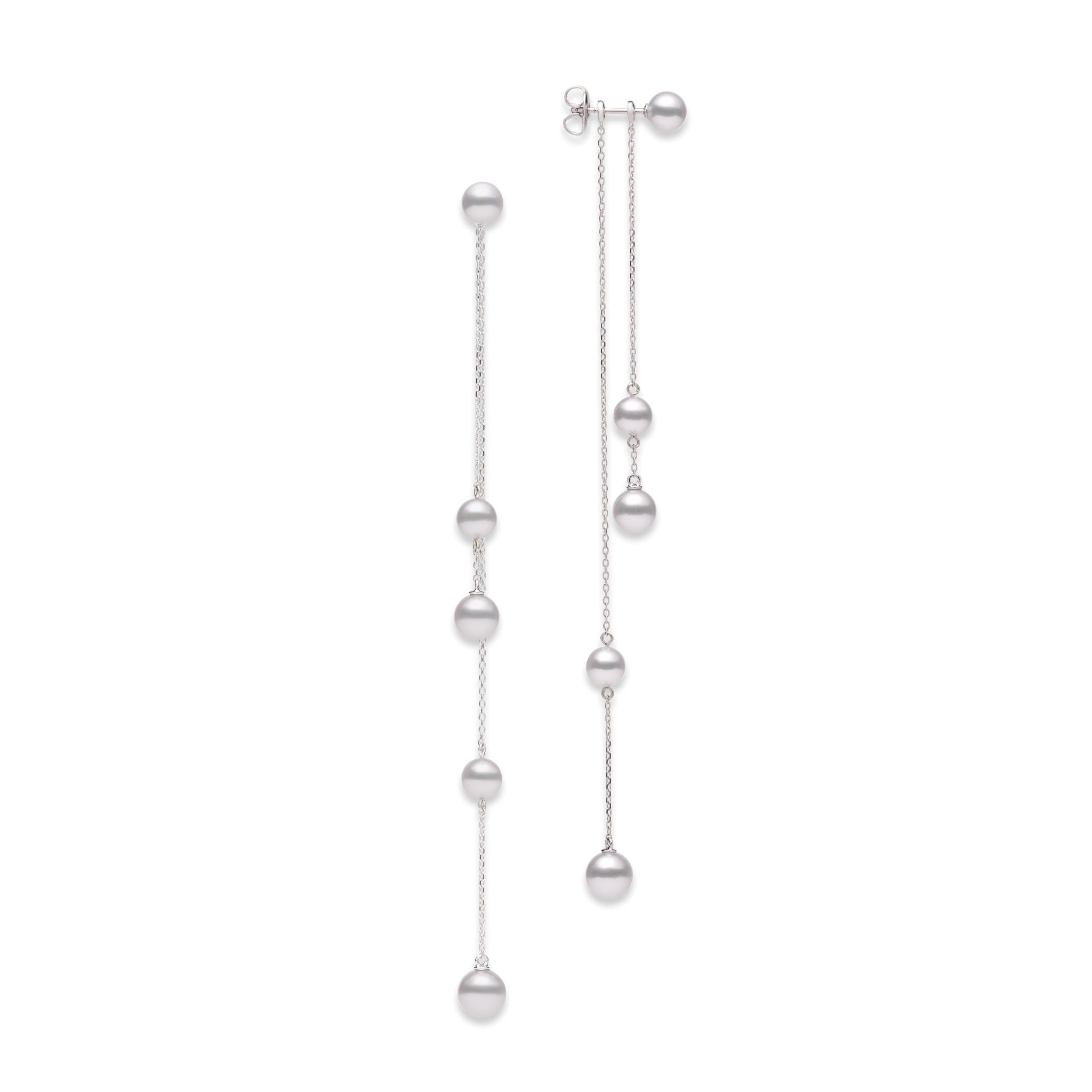 Mikimoto Pearl Dangle Earrings