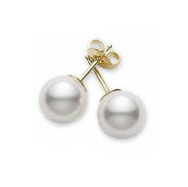 Mikimoto Pearl Stud Earrings