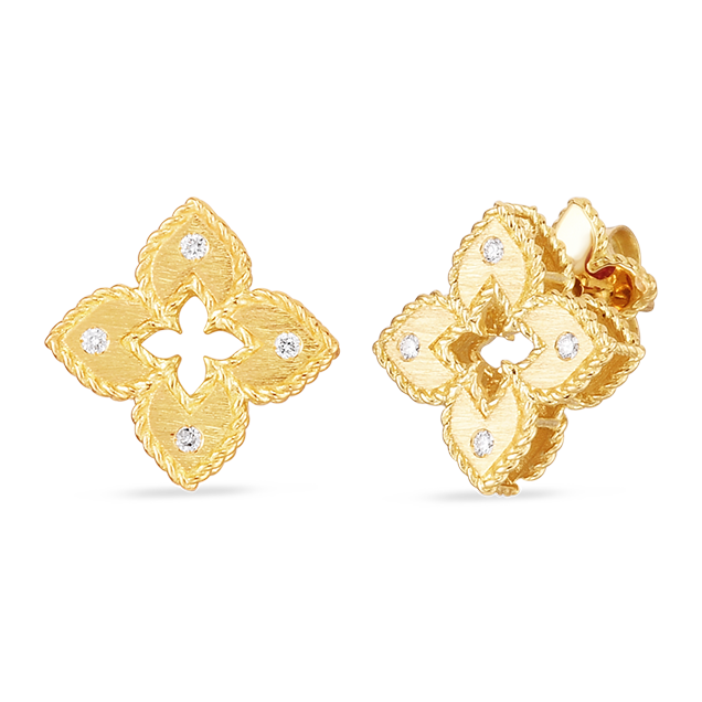 Roberto Coin Petite Venetian Collection Diamond Studs