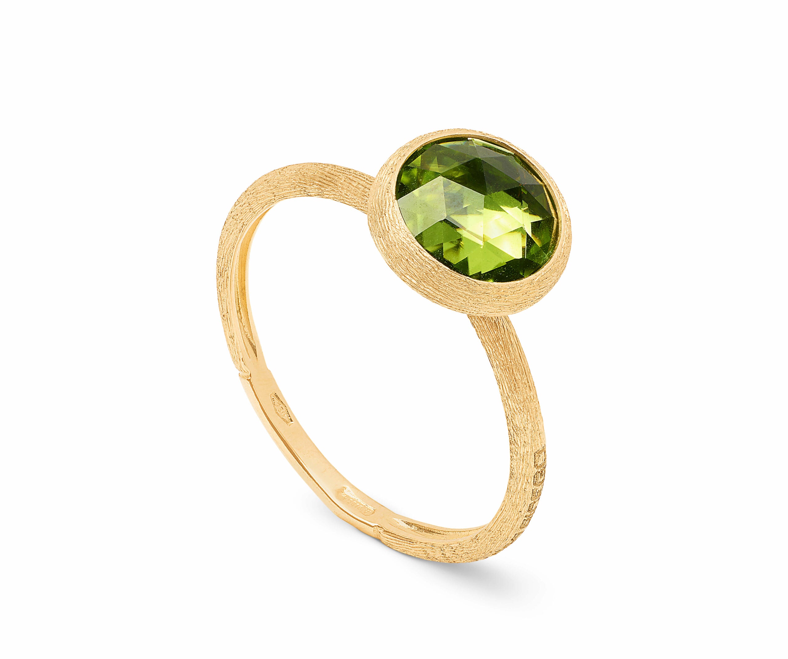 Marco Bicego Jaipur Color Collection 18k Yellow Gold Peridot Stackable Ring