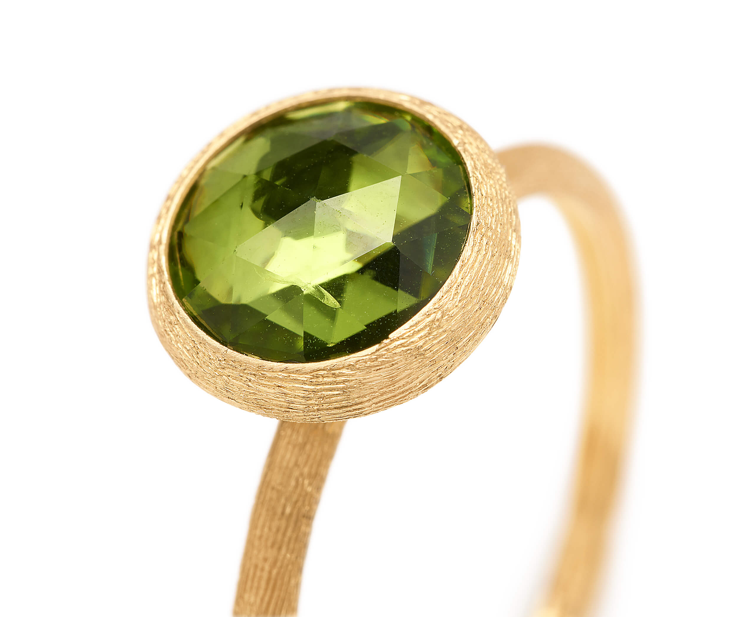 Marco Bicego Jaipur Color Collection 18k Yellow Gold Peridot Stackable Ring