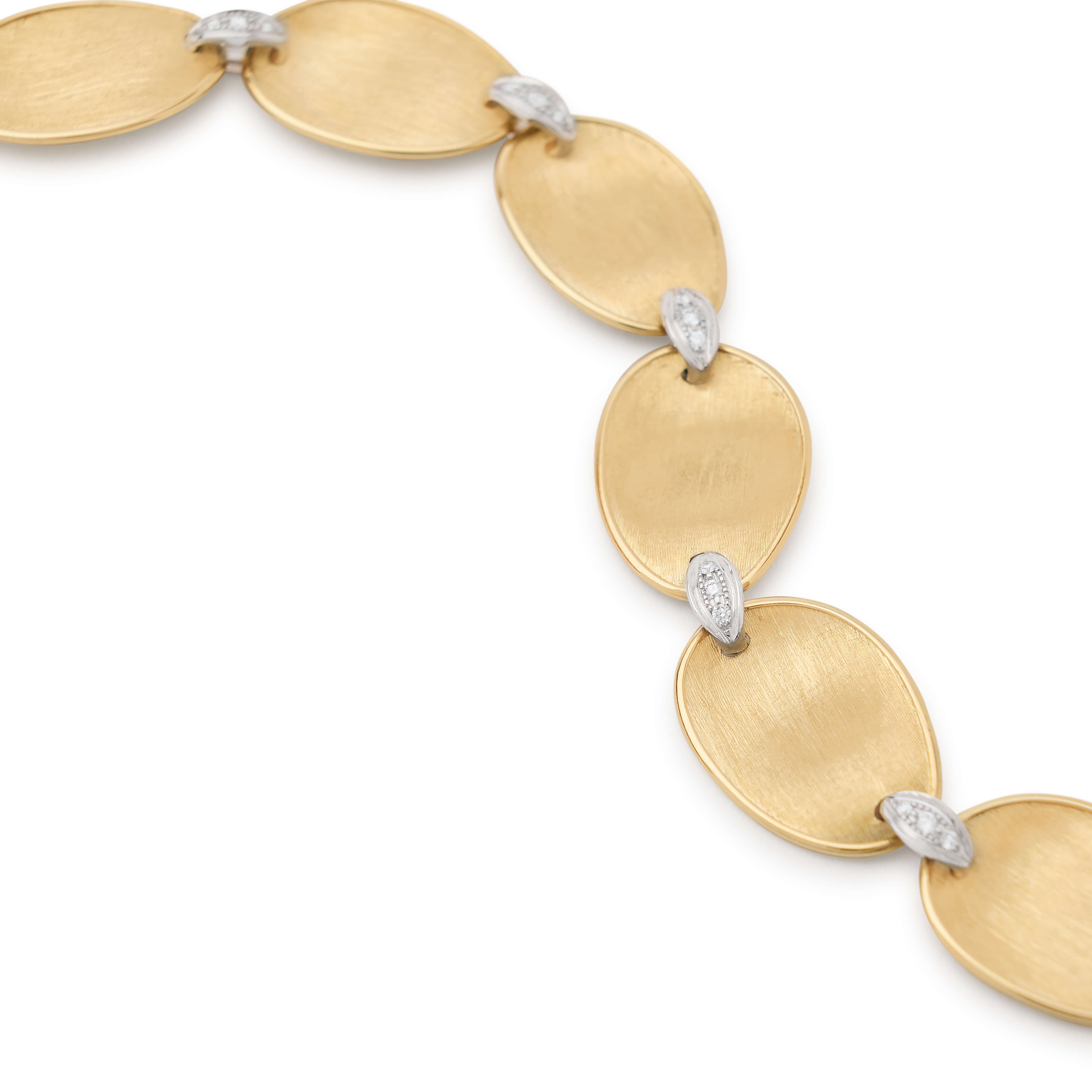 Marco Bicego Lunaria Collection 18k Yellow Gold Diamond Bracelet