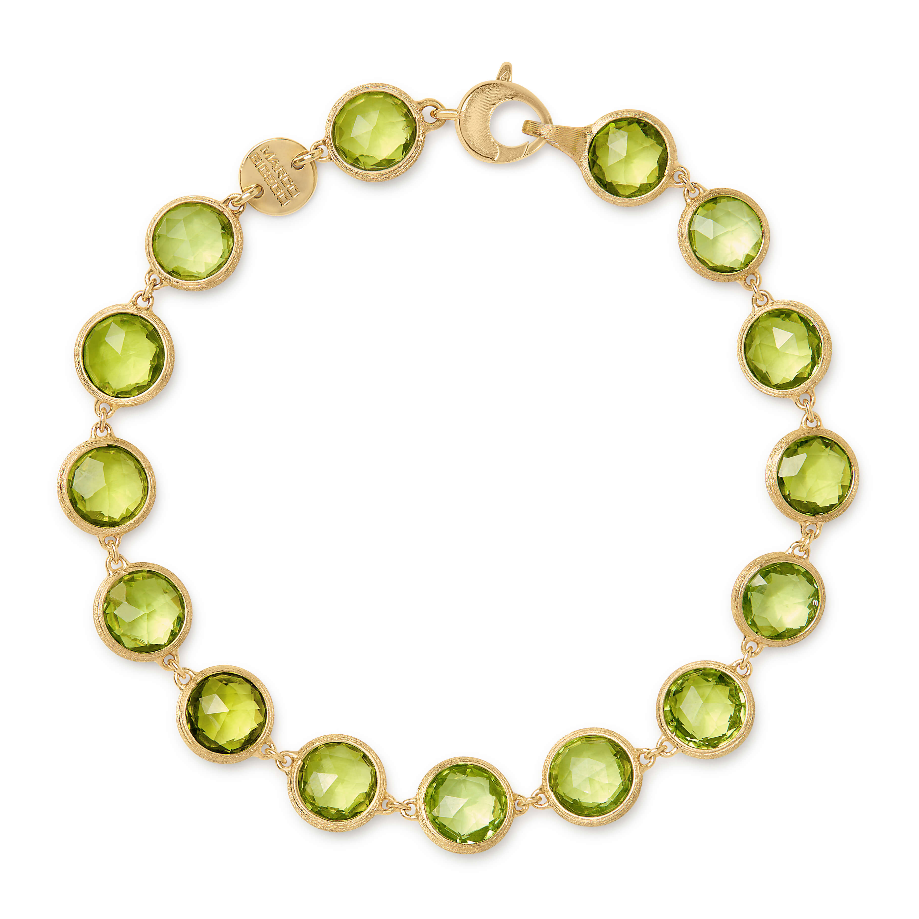 Marco Bicego Jaipur Collection Bezel Set Peridot Bracelet