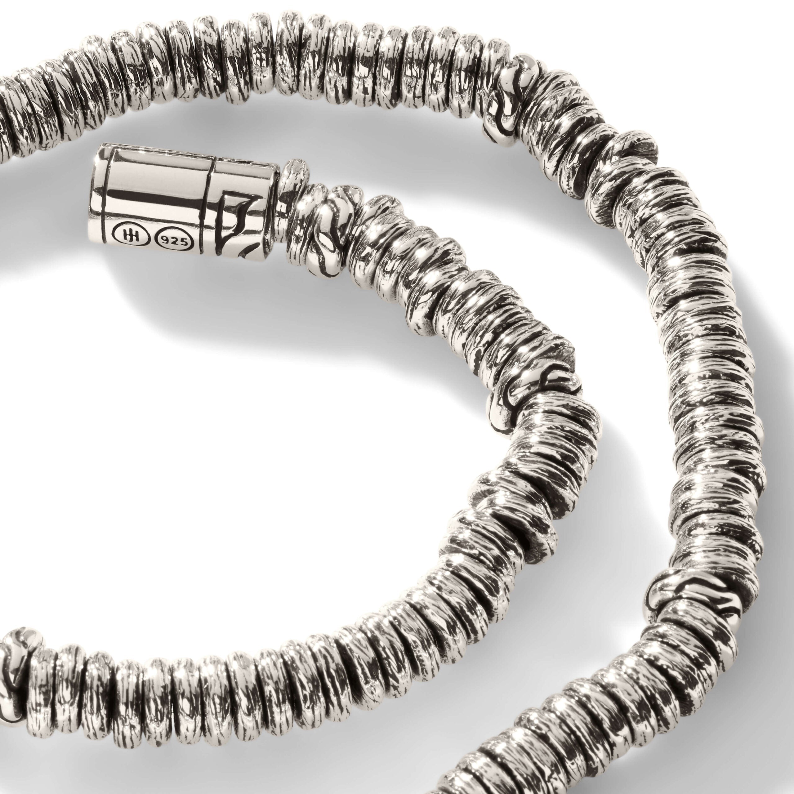 John Hardy Sterling Silver Heishi Bracelet