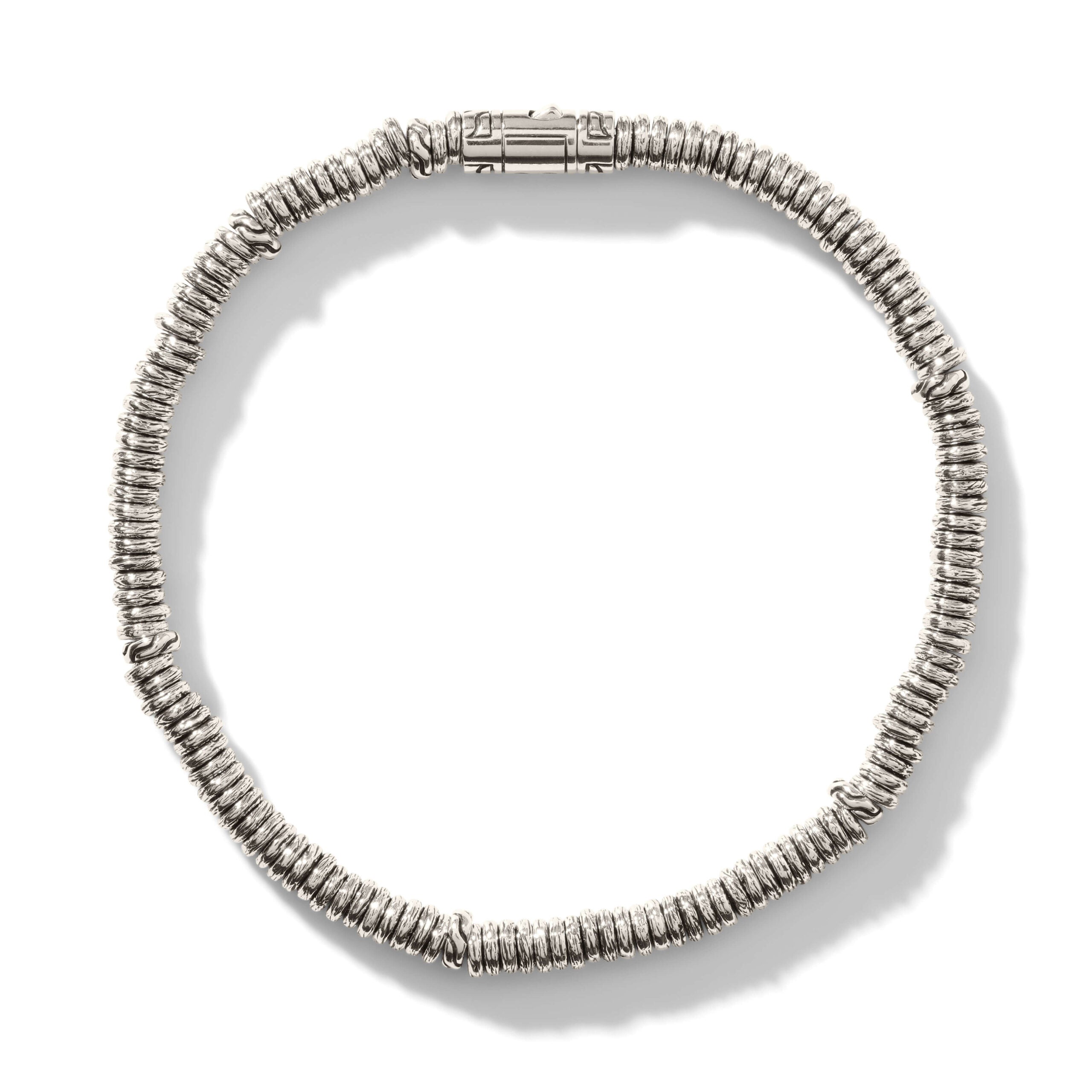 John Hardy Sterling Silver Heishi Bracelet