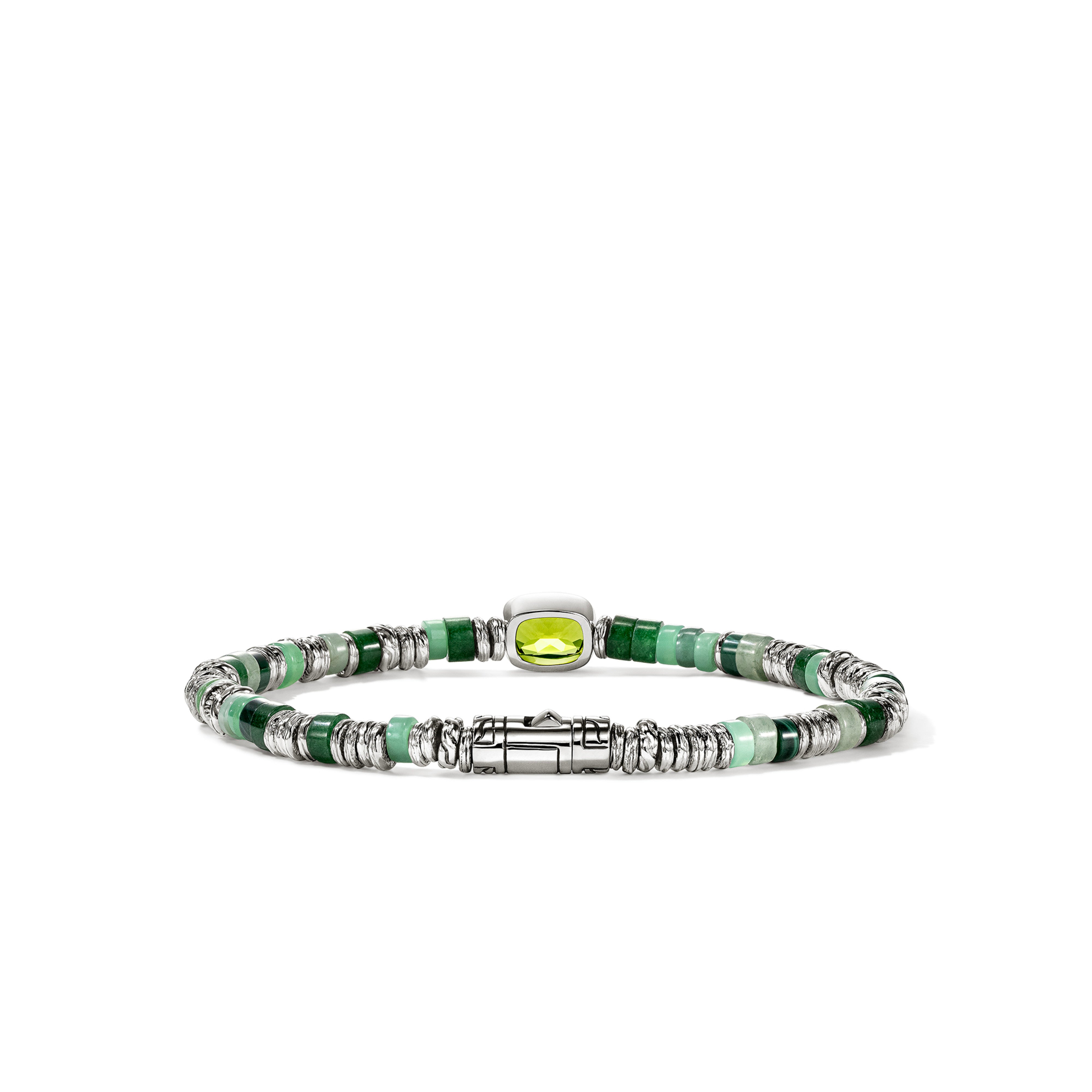 John Hardy Peridot Beaded Bracelet