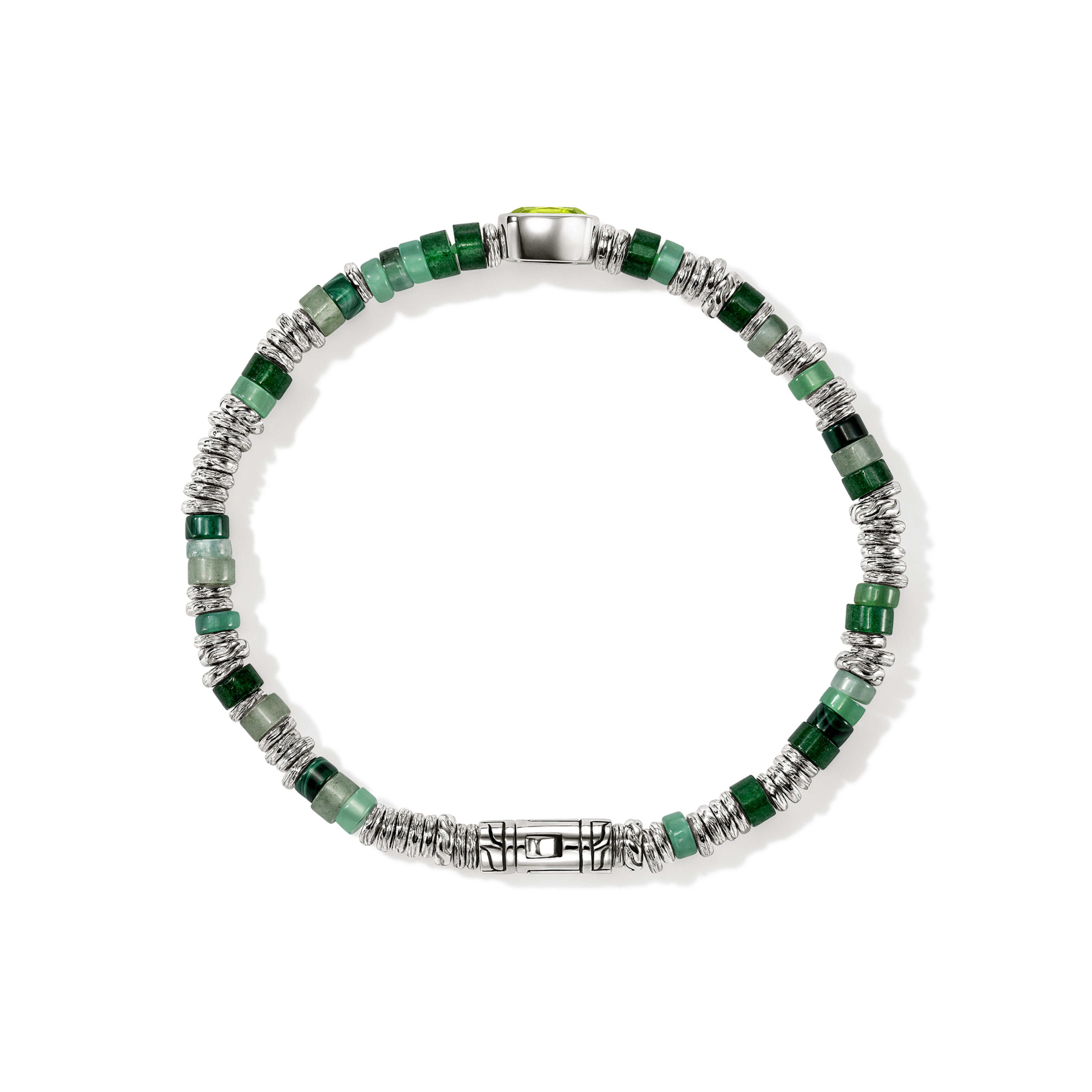 John Hardy Peridot Beaded Bracelet