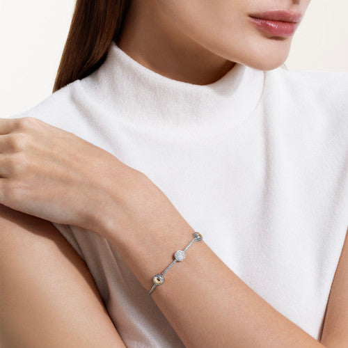 John Hardy Essentials Diamond 3 Station Bracelet
