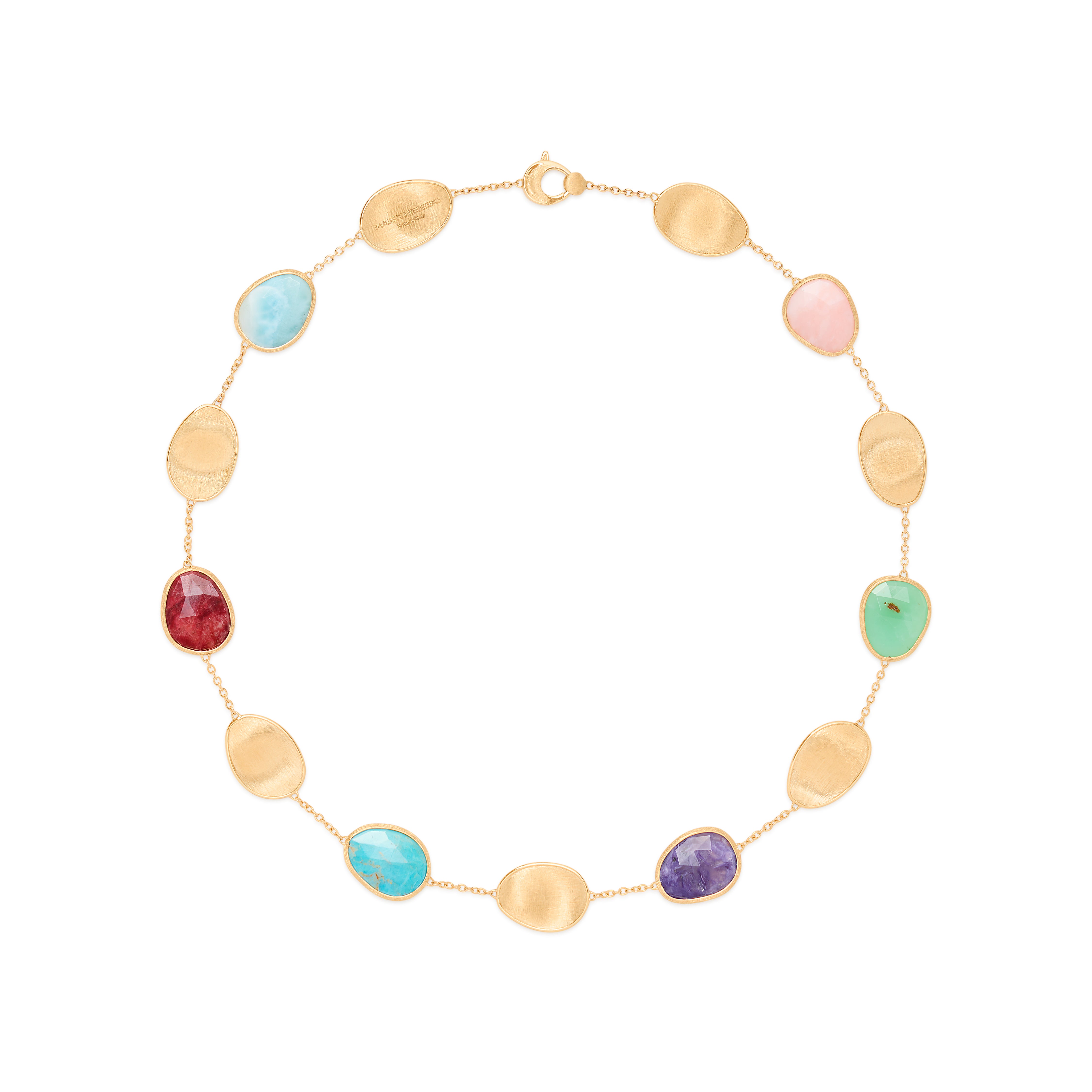 Marco Bicego Lunaria Collection Mixed Gemstone Necklace