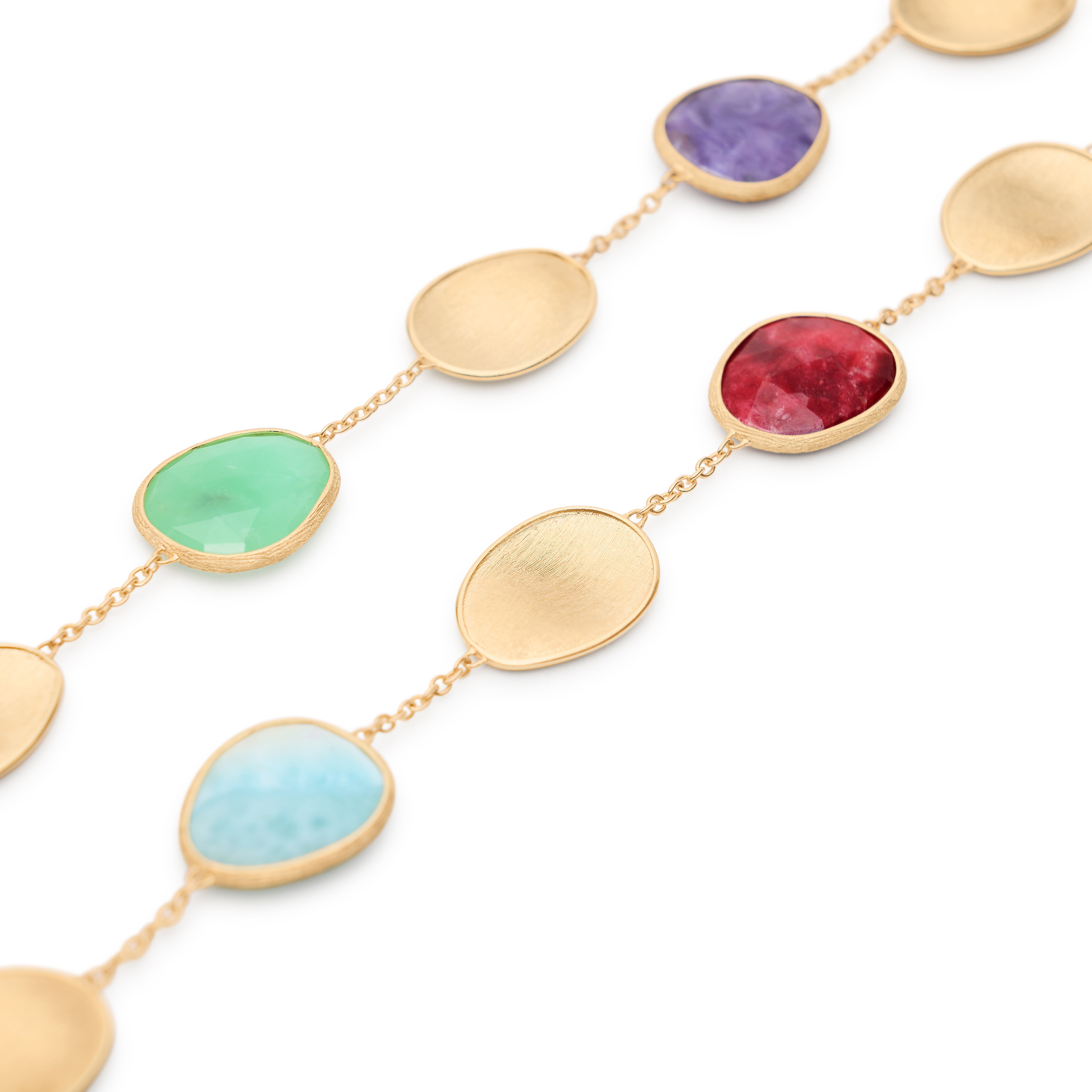 Marco Bicego Lunaria Collection Mixed Gemstone Necklace