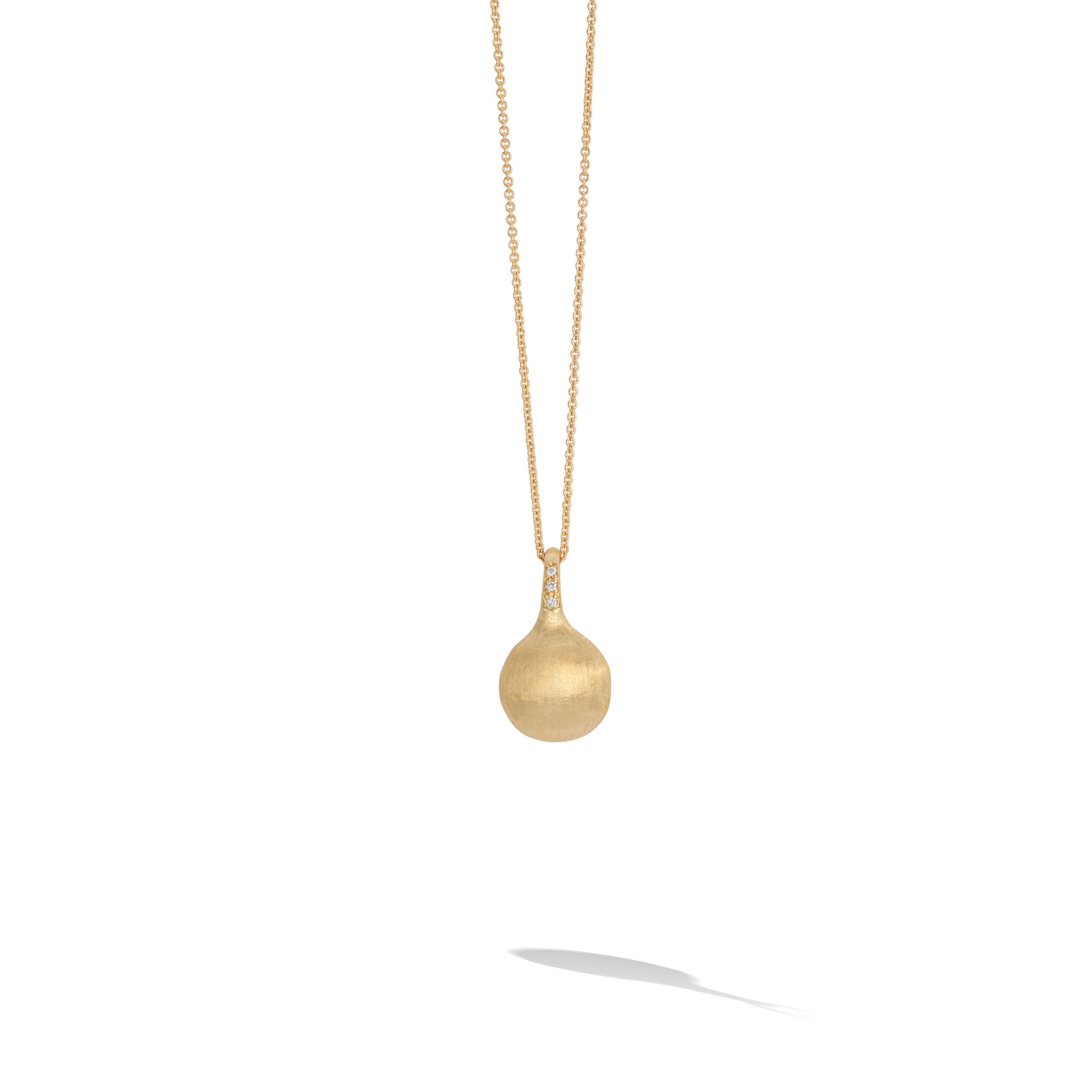 Marco Bicego Africa Boule Collection 18k Yellow Gold and Diamond Pendant