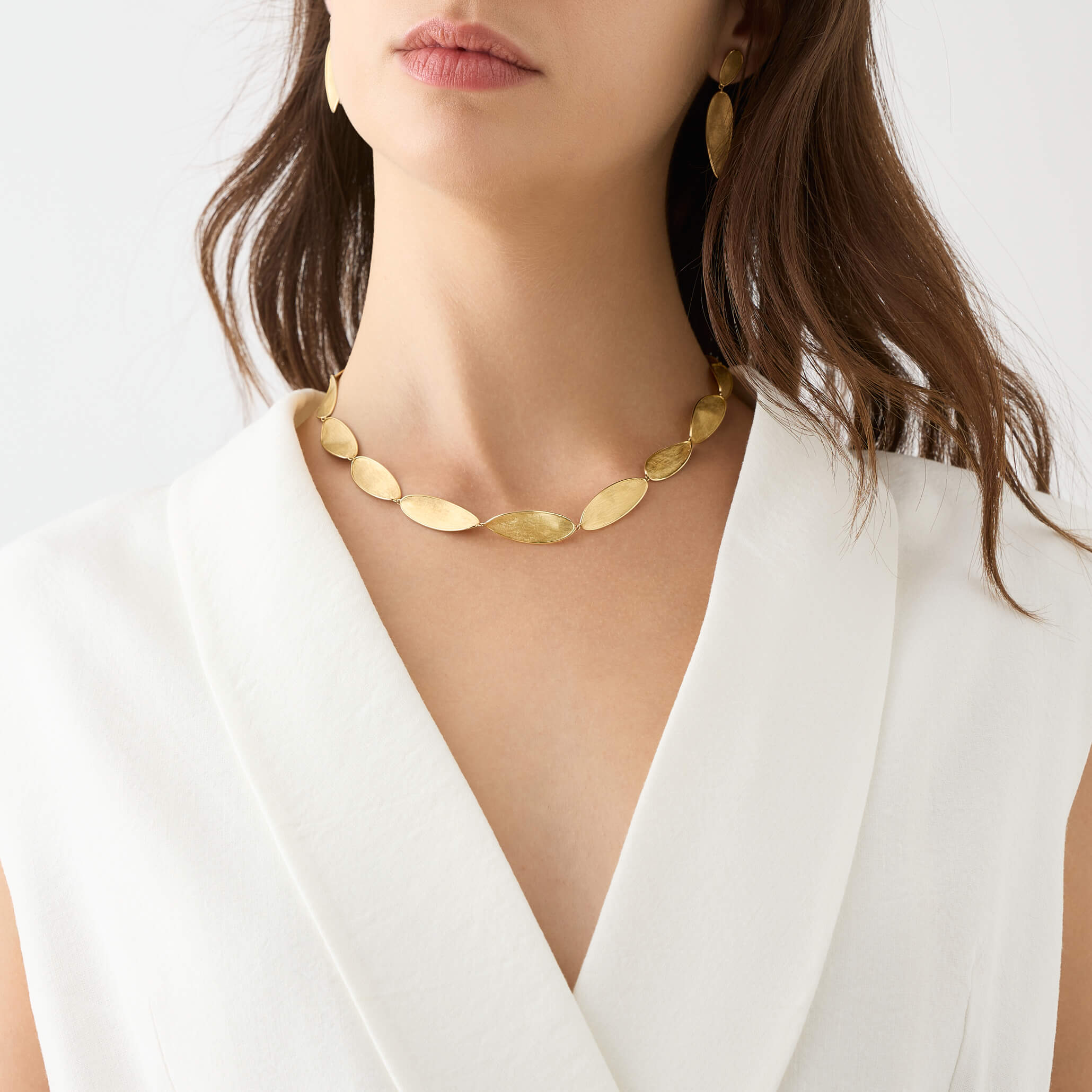 Marco Bicego Lunaria Collection 18K Yellow Gold Twist Necklace