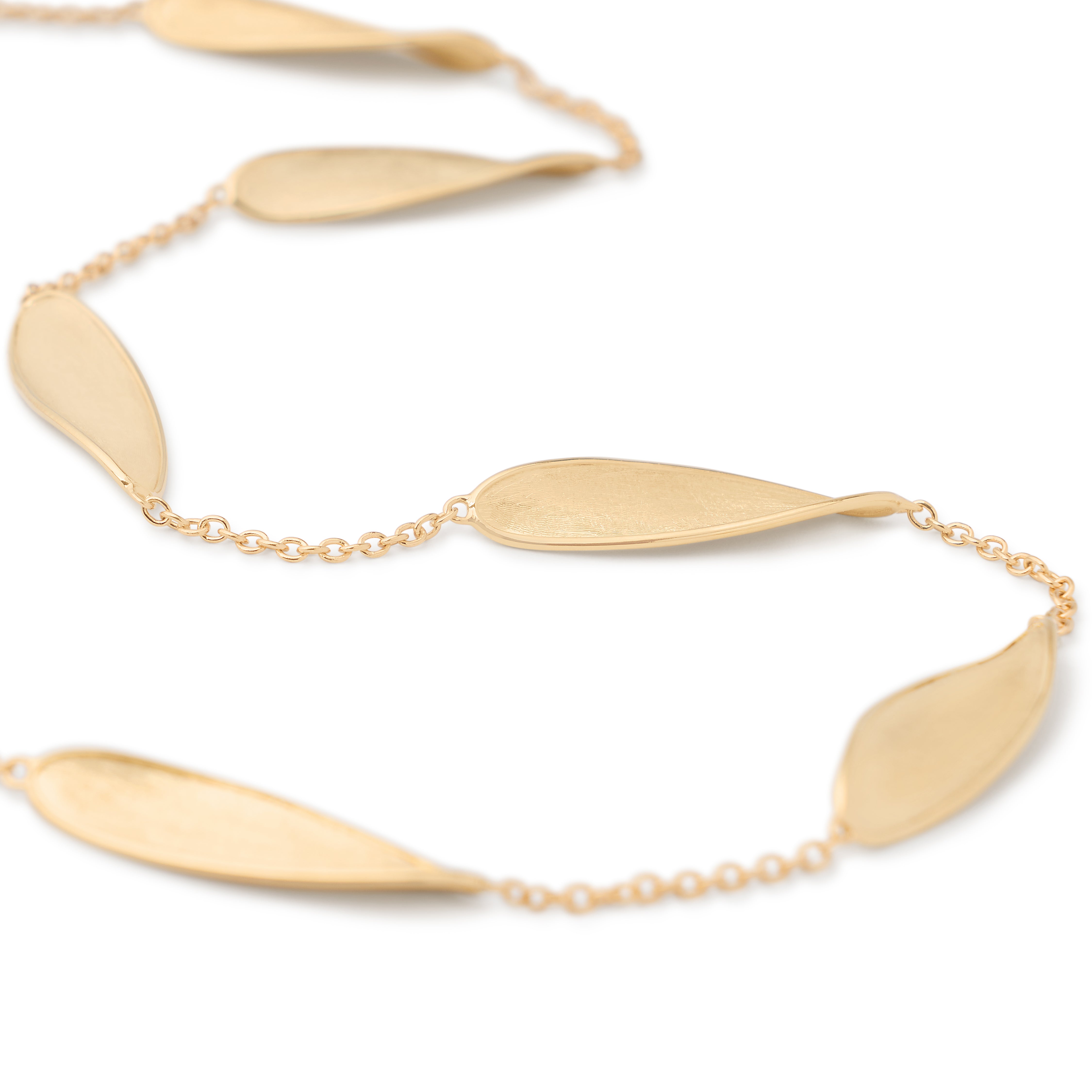Marco Bicego Lunaria Collection 18K Yellow Gold Twist Necklace