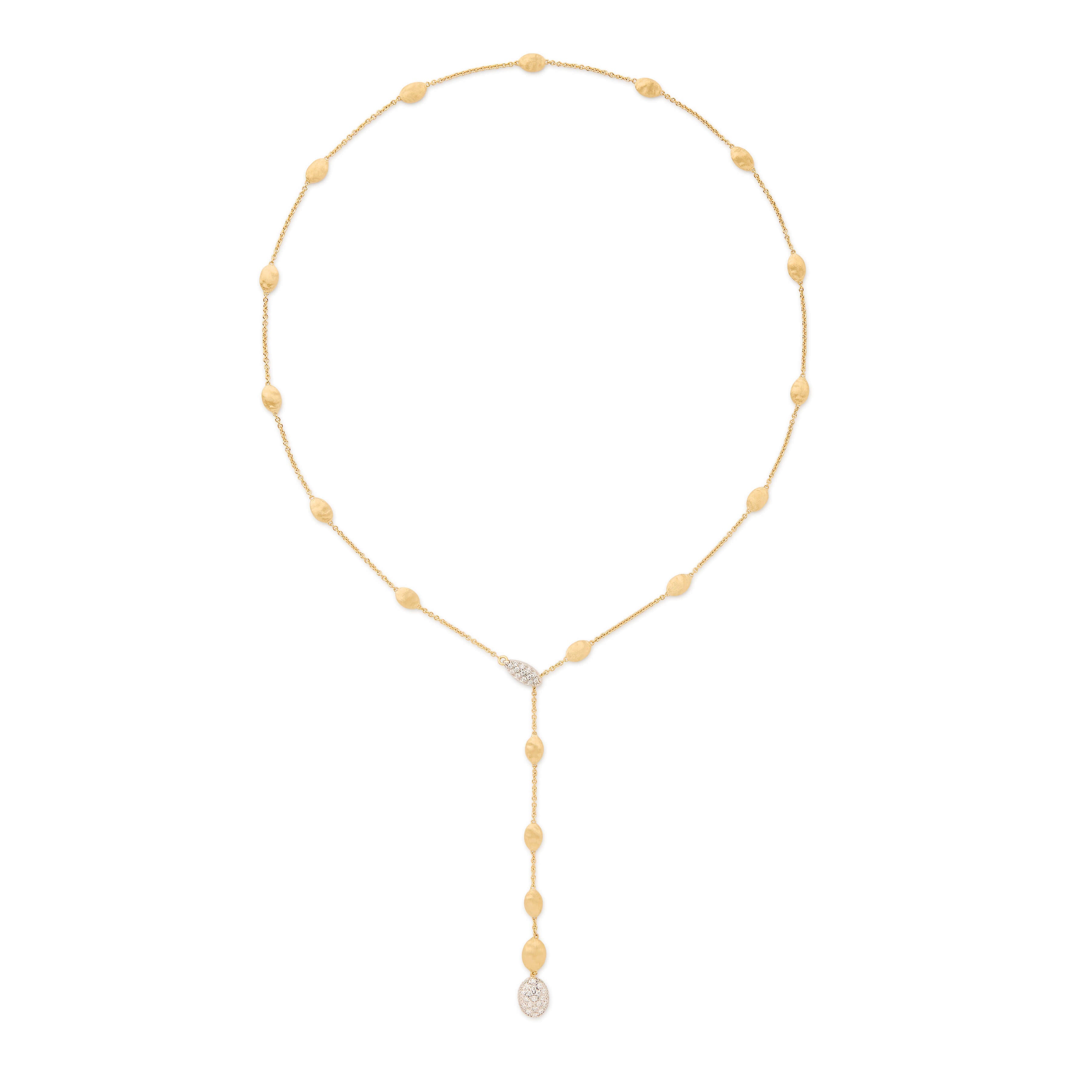 Marco Bicego Siviglia Collection Diamond Lariat Necklace