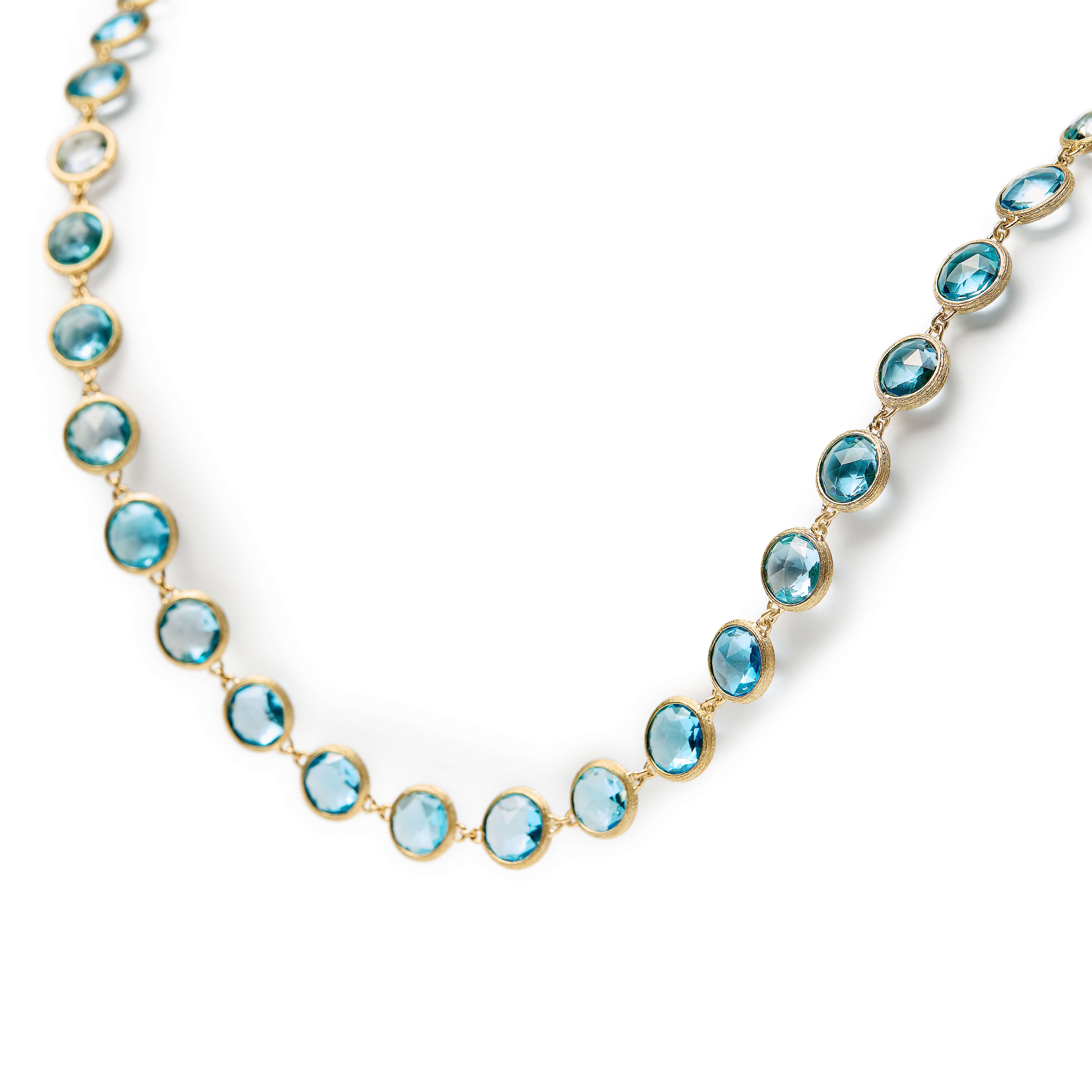 Marco Bicego Jaipur Collection Blue Topaz Necklace