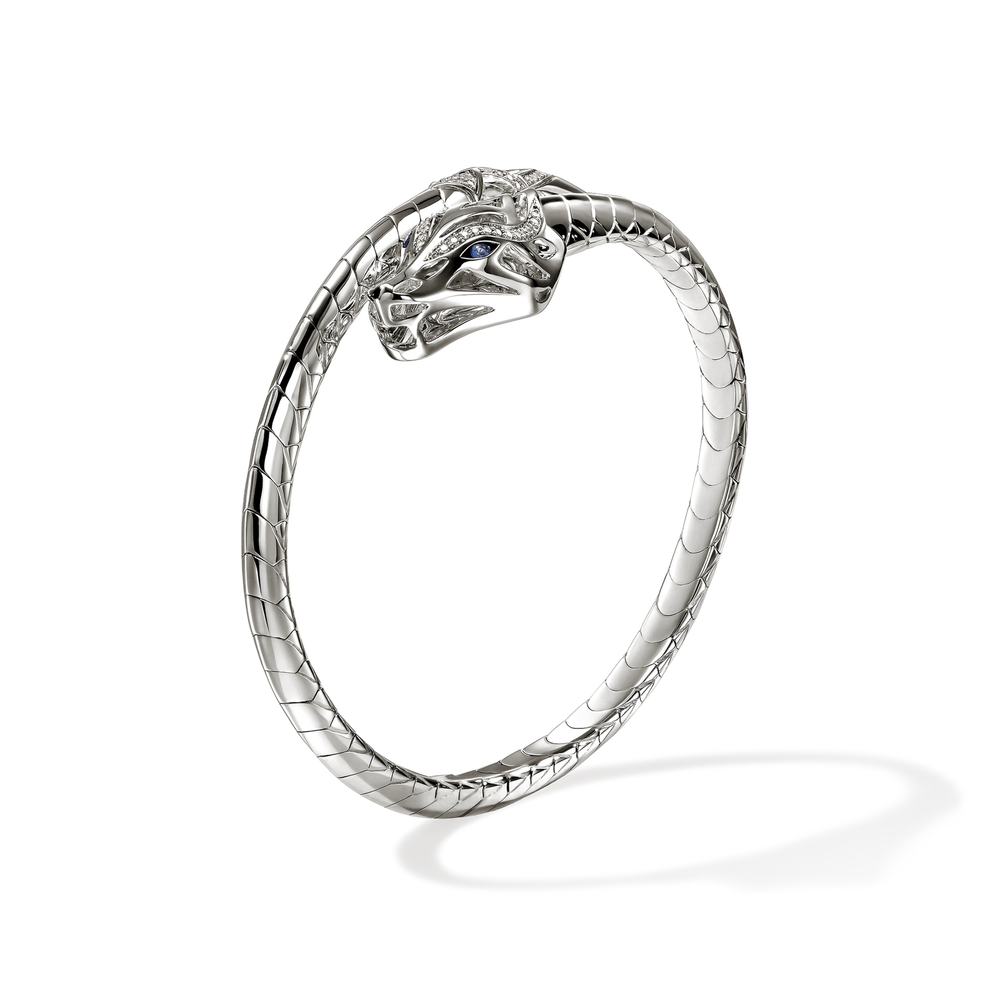 John Hardy Naga Collection Diamond Cuff Bracelet