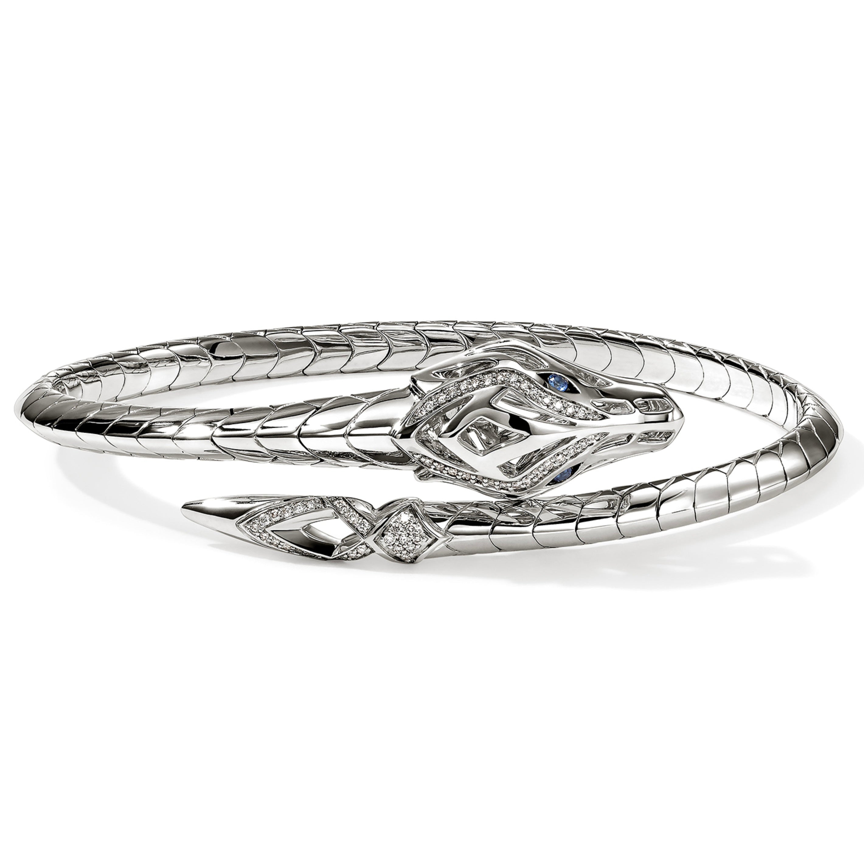 John Hardy Naga Collection Diamond Cuff Bracelet