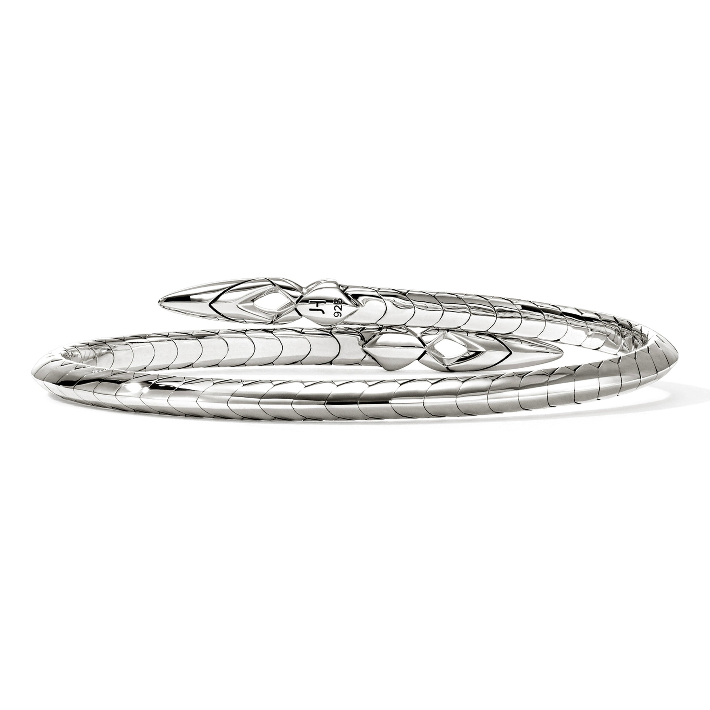 John Hardy Naga Diamond Bypass Cuff