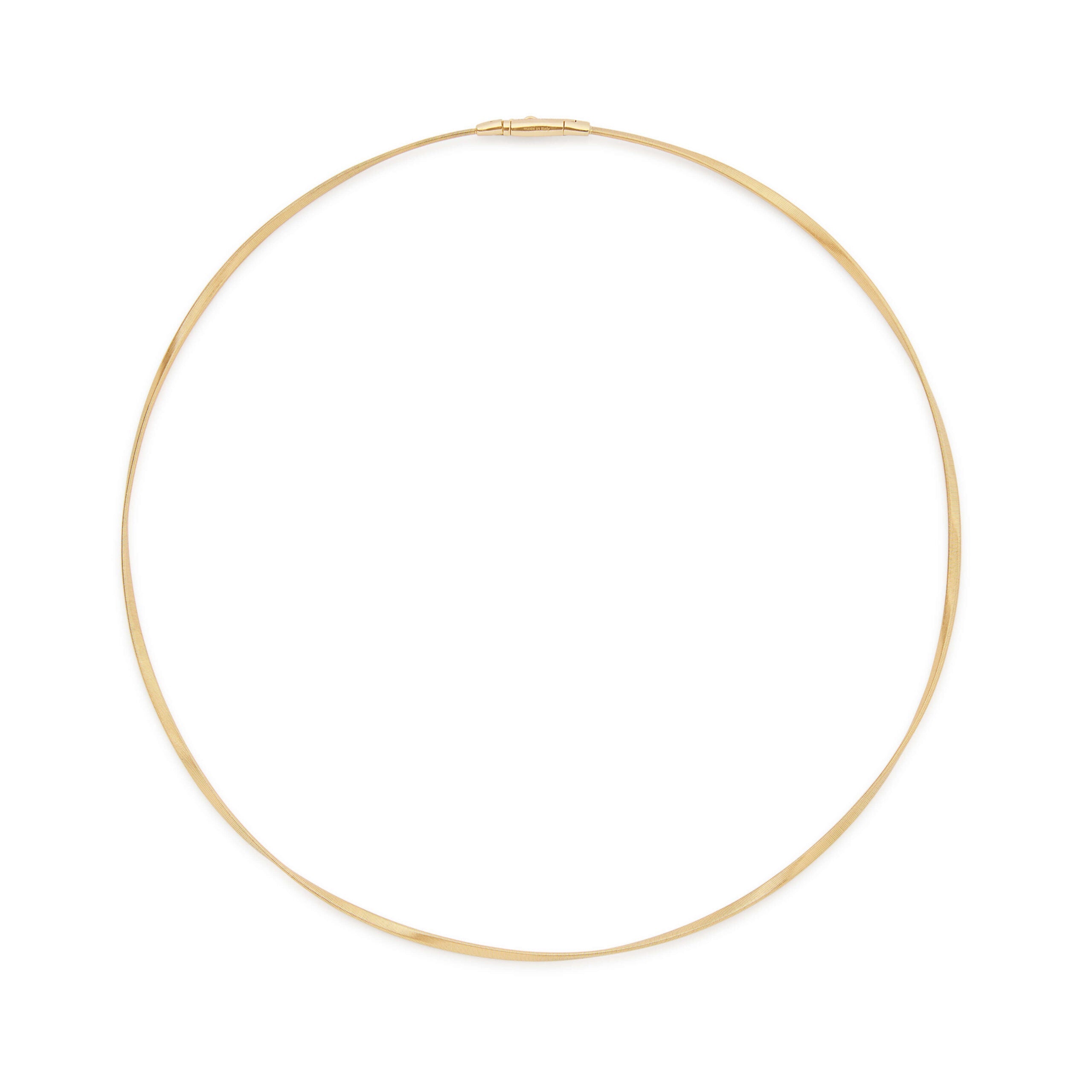 Marco Bicego Marrakech Collection 18K Yellow Gold Twisted Coil Necklace