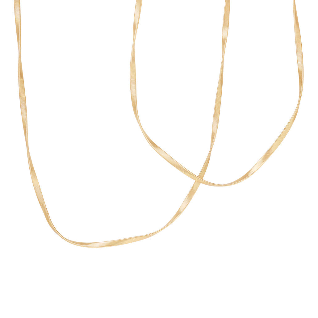 Marco Bicego Marrakech Collection 18K Yellow Gold Twisted Supreme Necklace