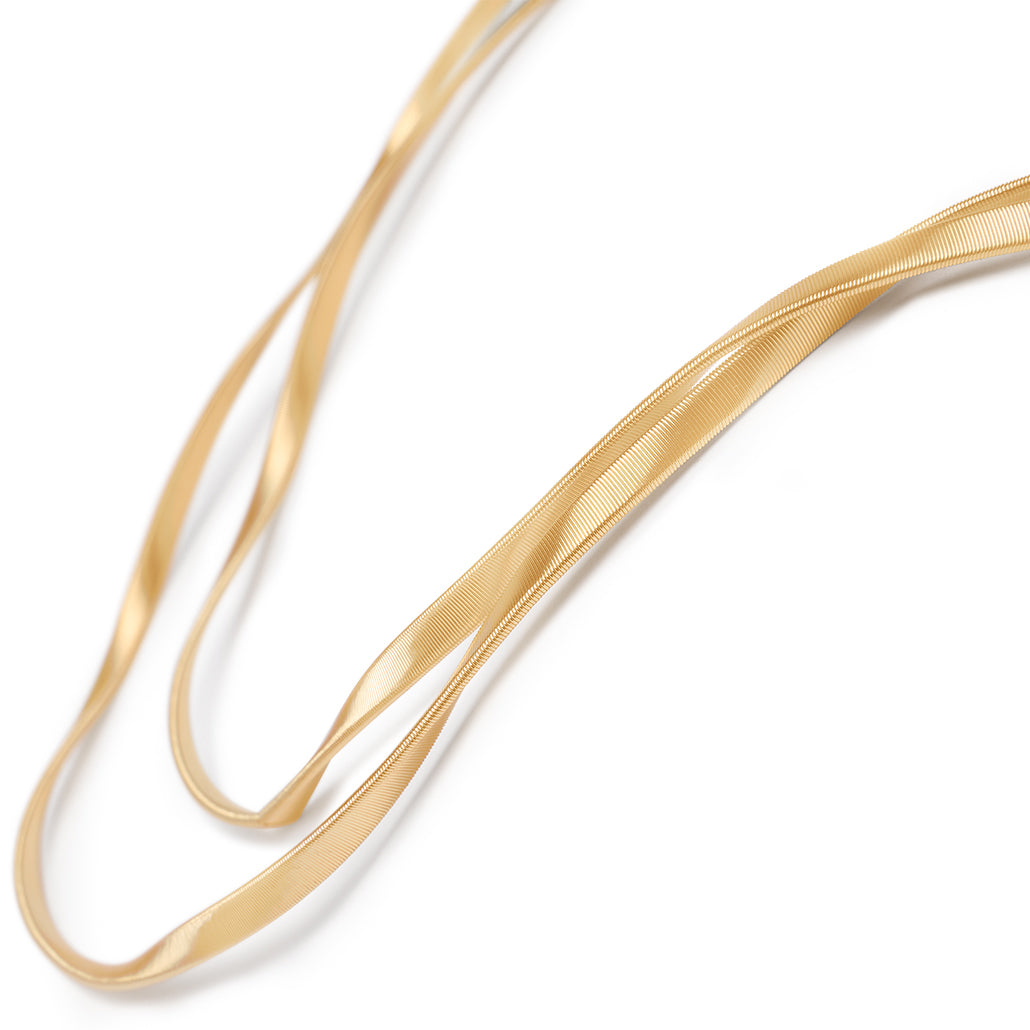 Marco Bicego Marrakech Collection 18K Yellow Gold Twisted Supreme Necklace